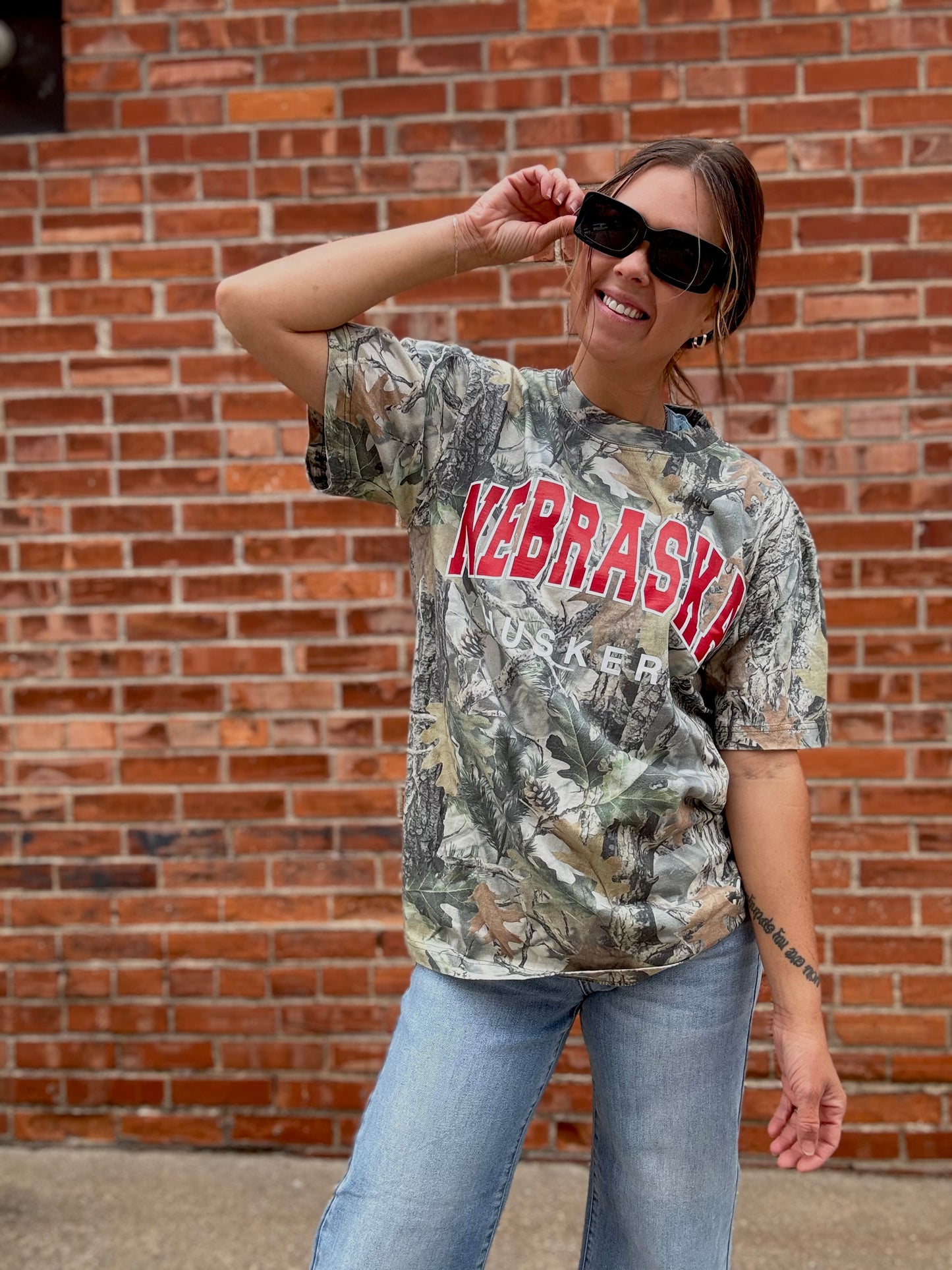 Nebraska Huskers Camo T-Shirt