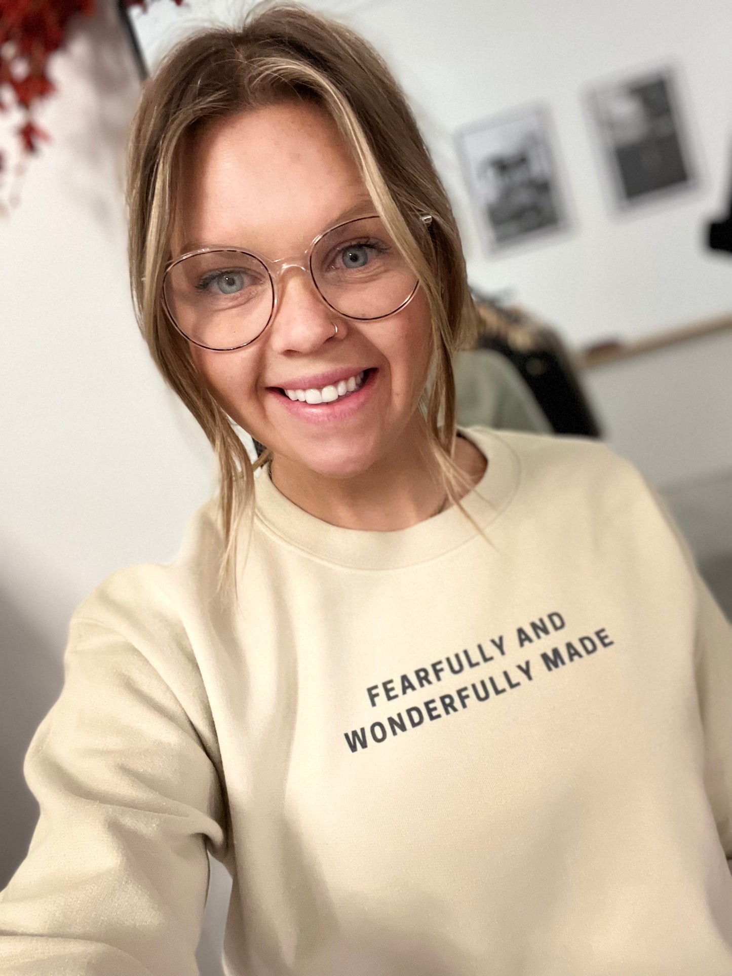 Fearfully & Wonderfully Made Sand Crewneck