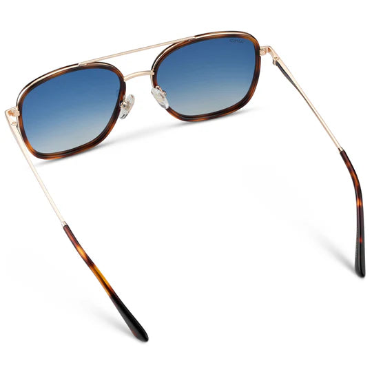WMP - Gia - Brown Tortoise Frame / Gradient Blue Lens