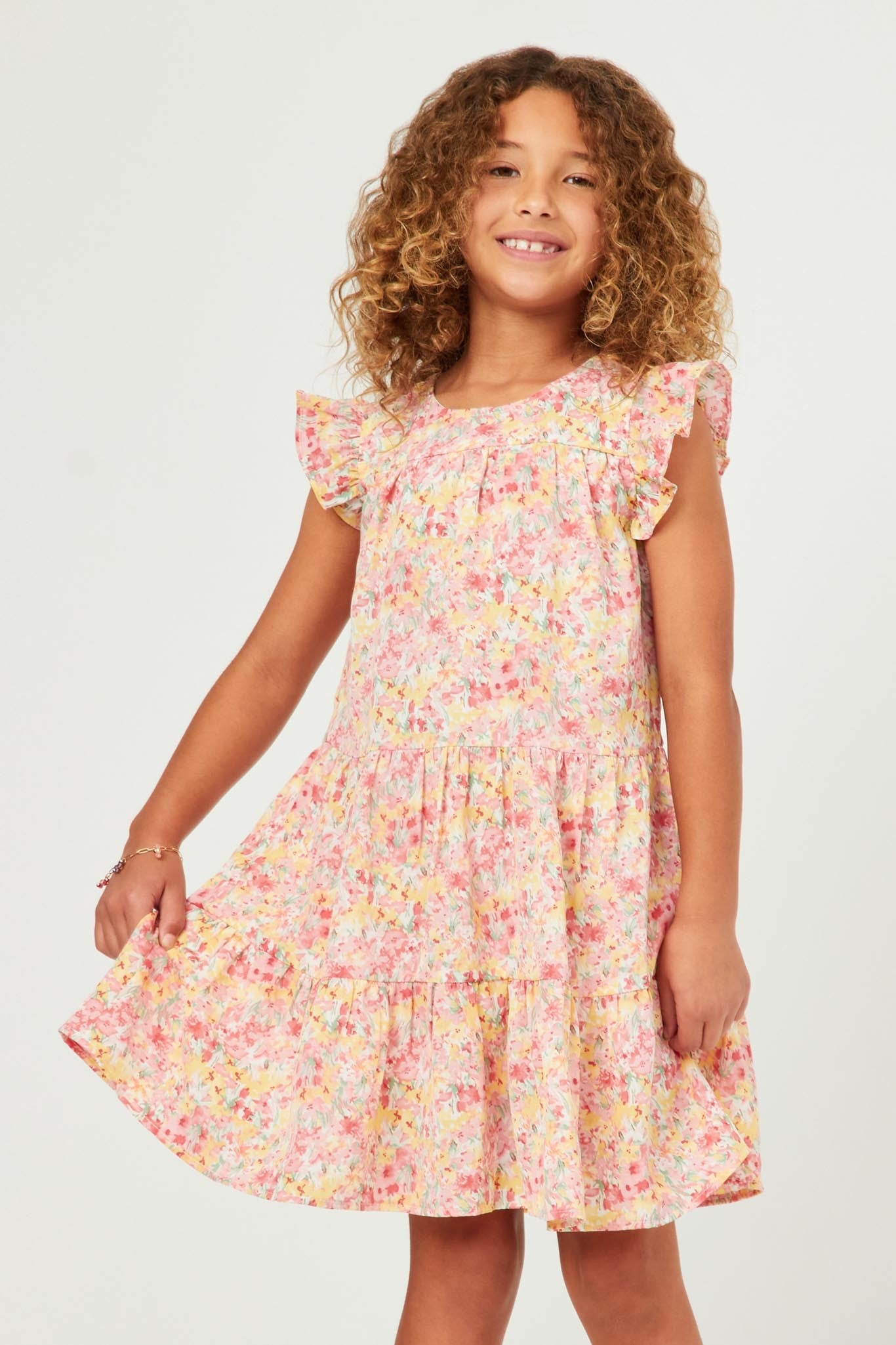 Girls Ruffle Dress