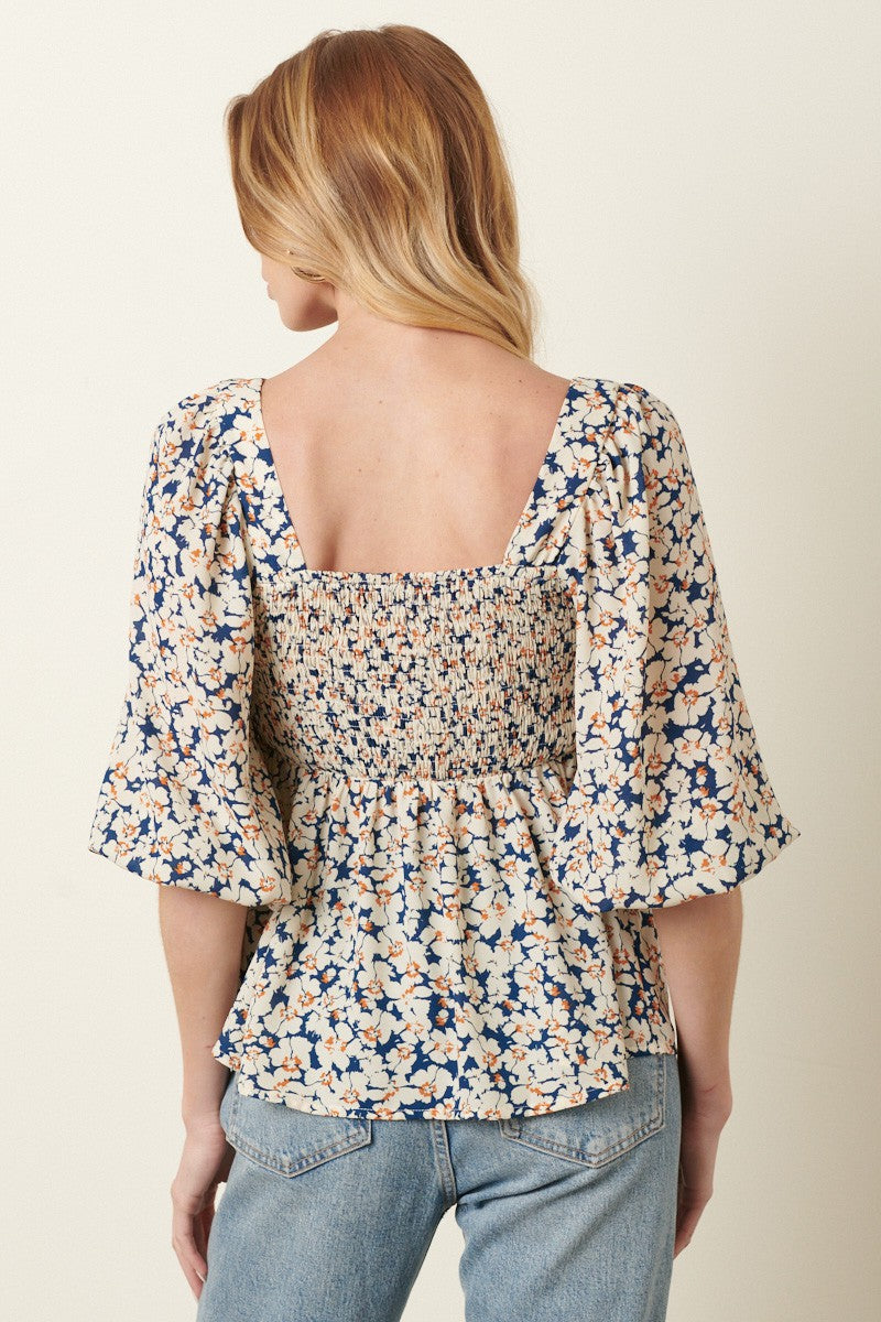 Abstract Flower Print