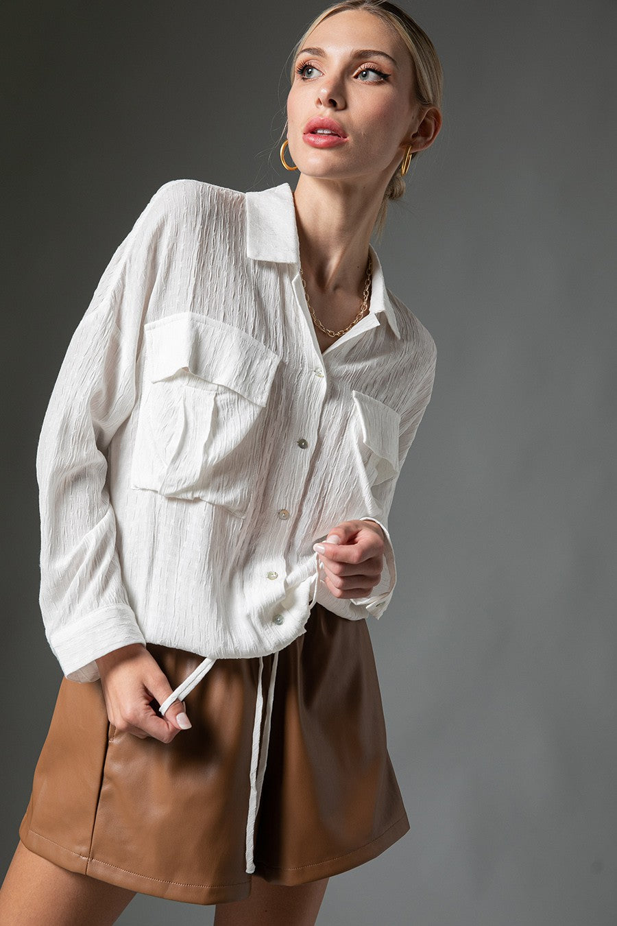 Luxe Leather Shorts