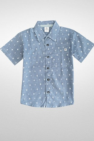 Collar Button Down - Blue