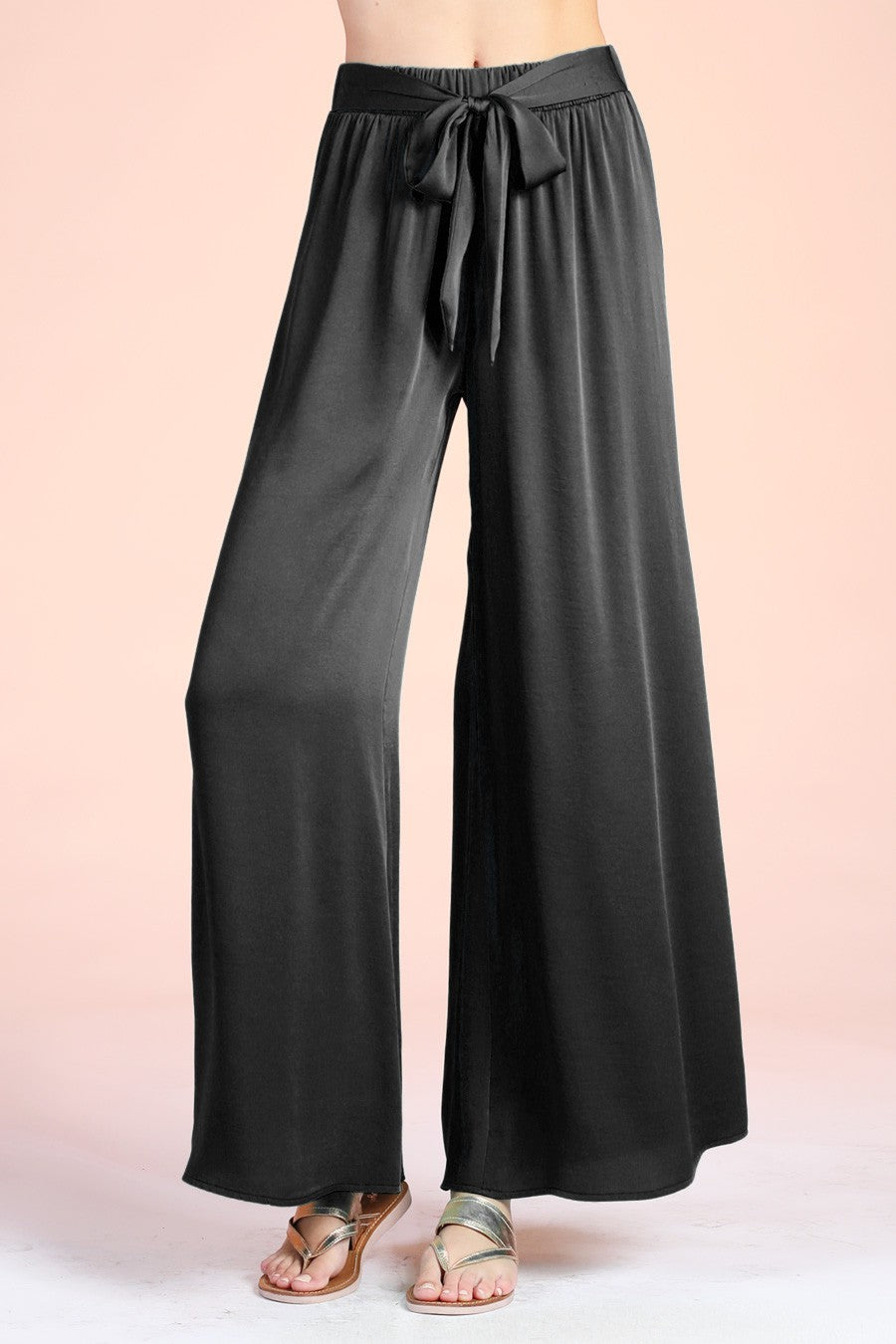 Silk Wide Leg Pant