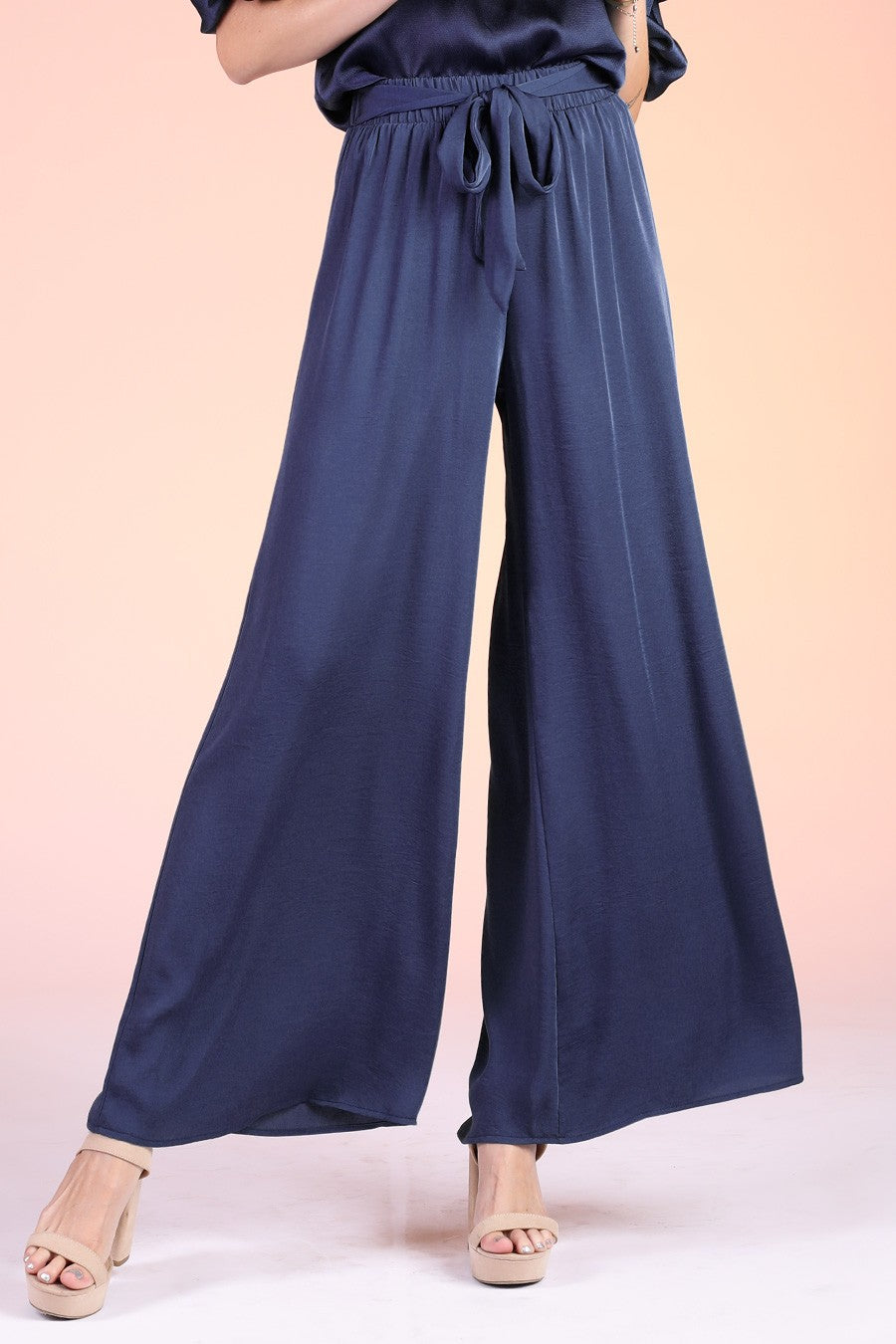 Silk Wide Leg Pant