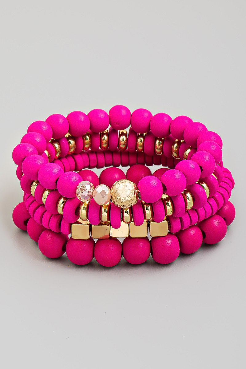 Big Beaded Bracelet Set