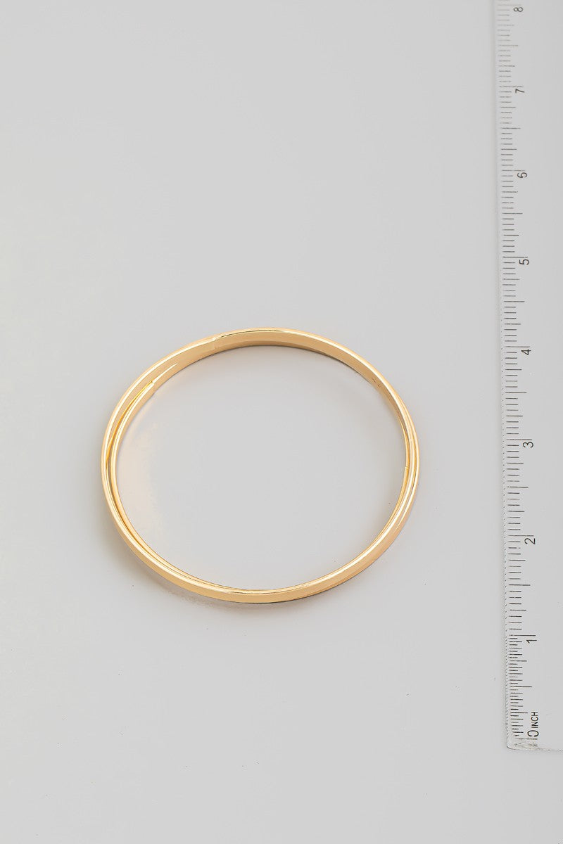 3 Piece Dainty Metallic Bracelet Set