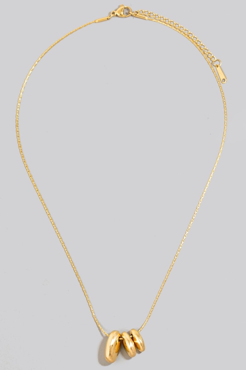 Triple Oval Charm