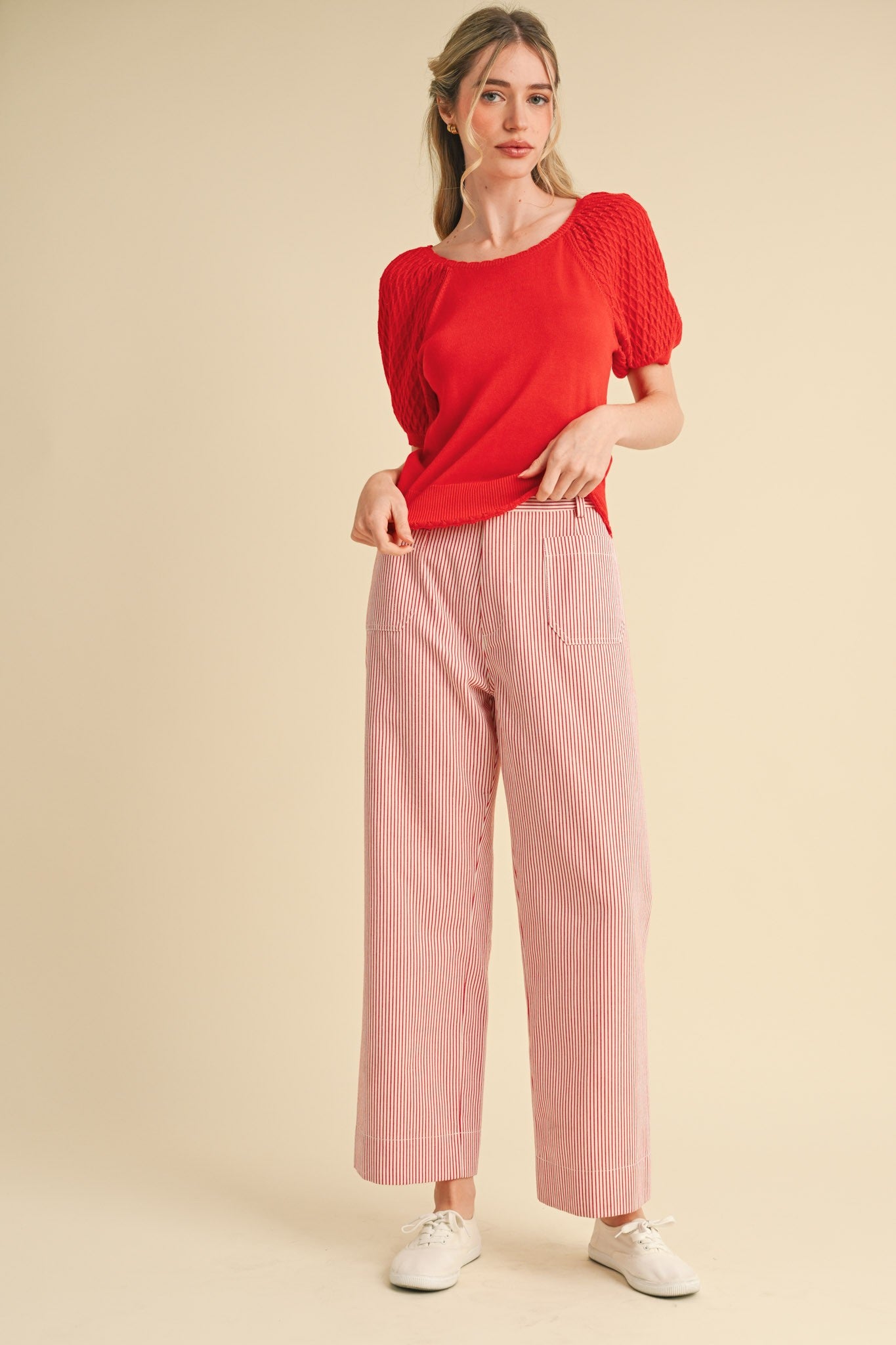 Annie Red Stripe