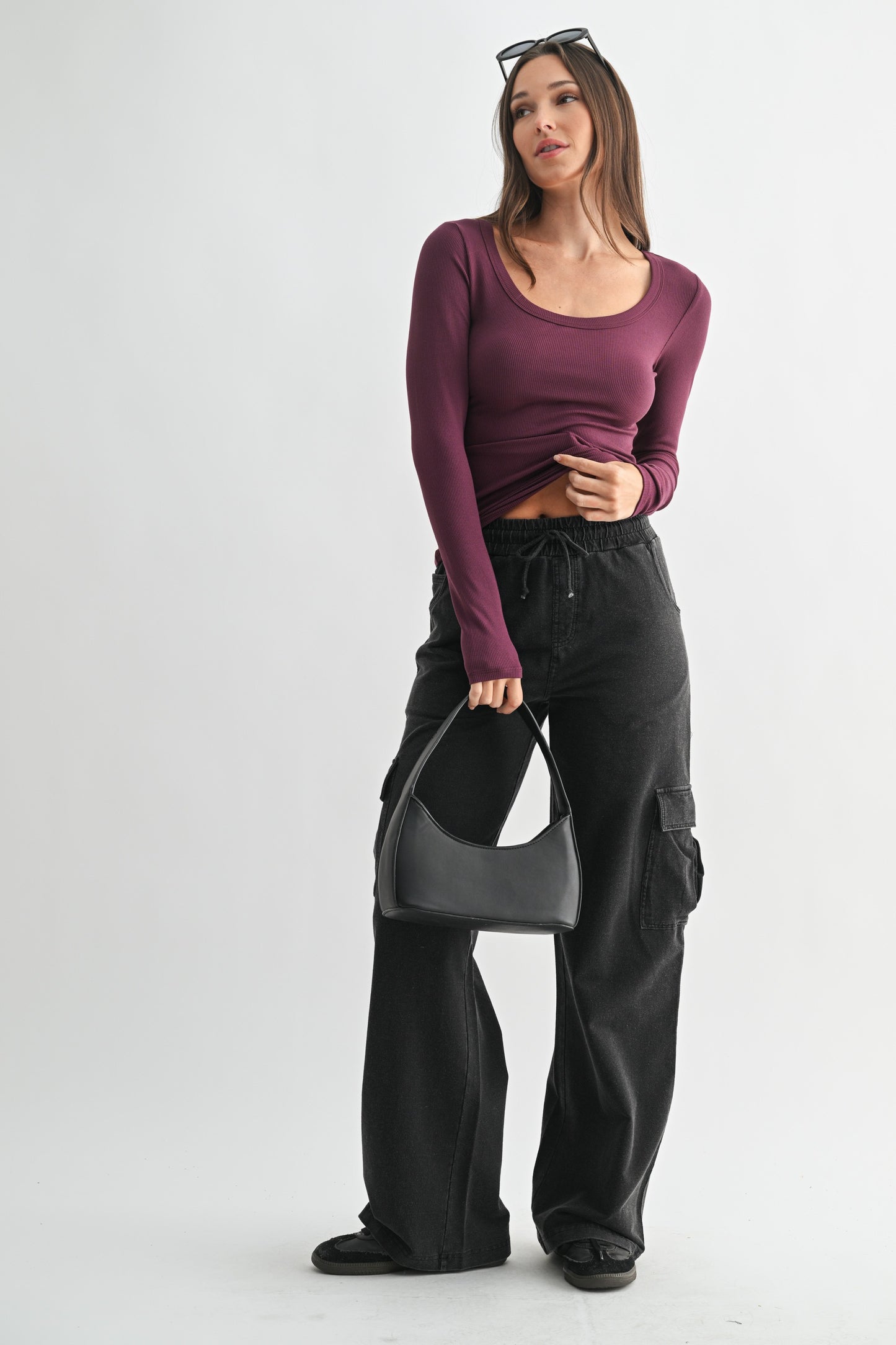 Micro Ribbed Long Sleeve