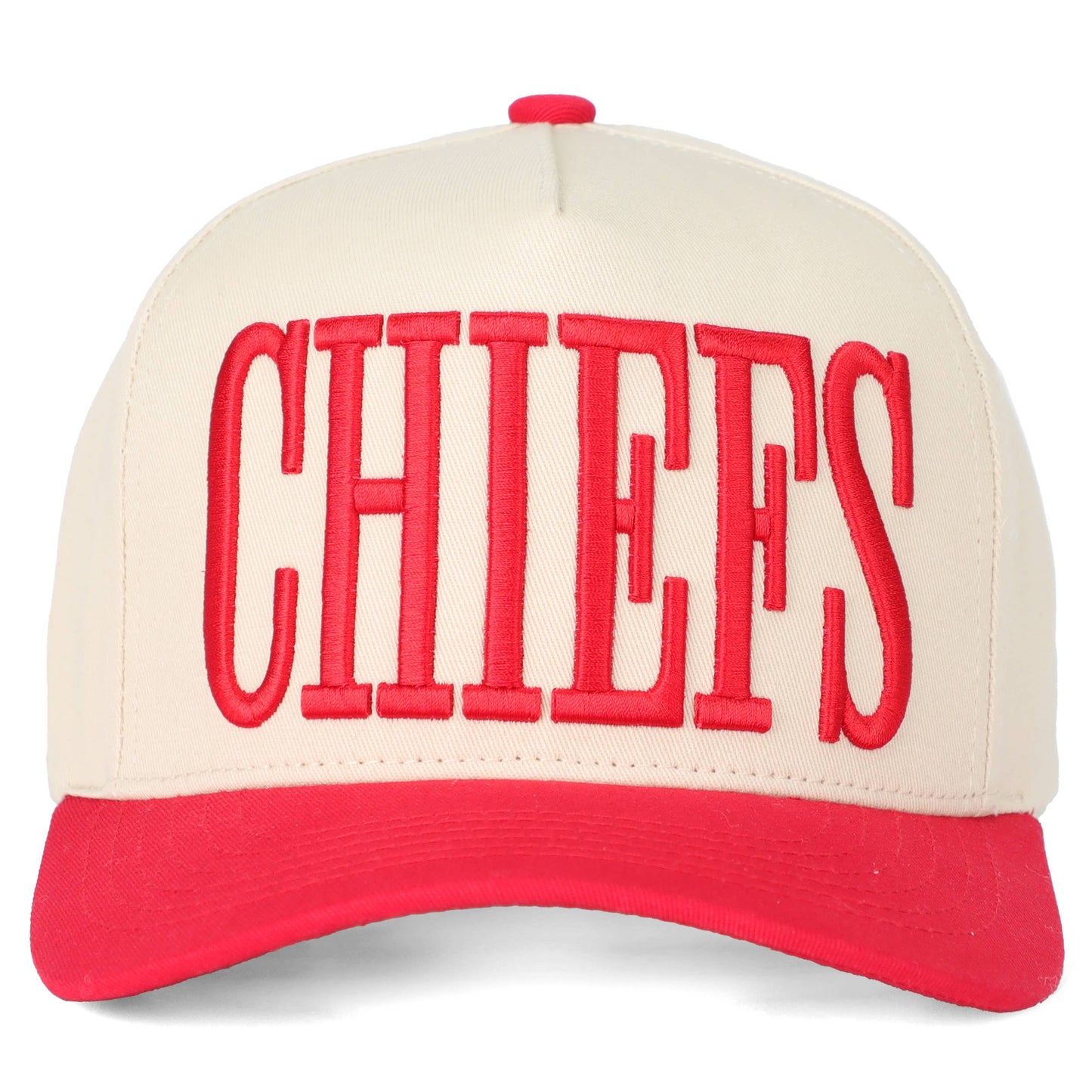 C.C CHIEFS Letter Embroidered Snapback Trucker Hat