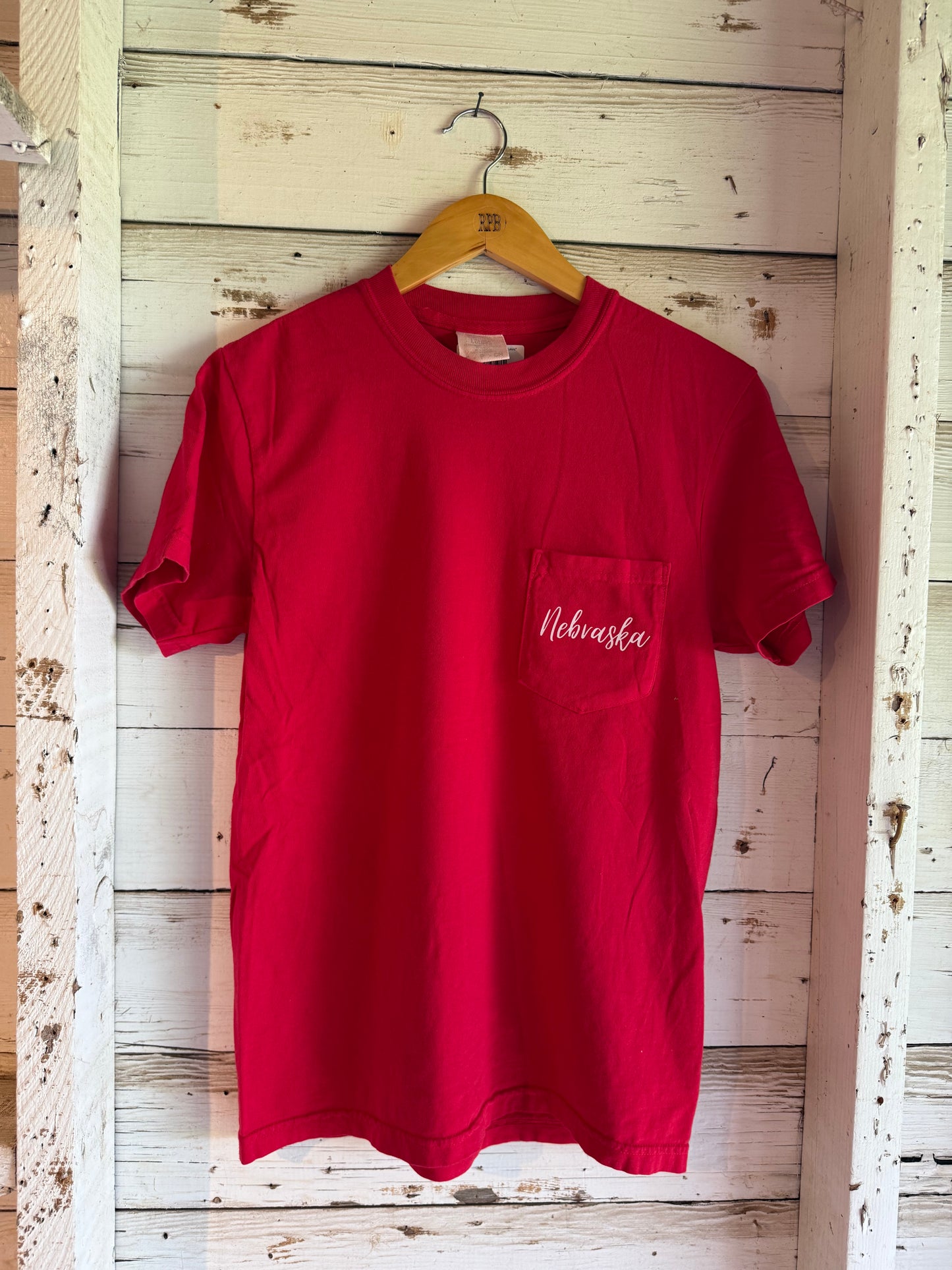 Nebraska Pocket Tee *Comfort Colors*