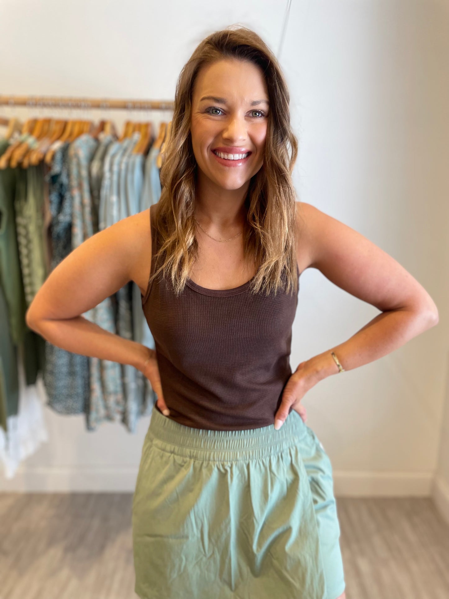 Waffle Knit Tank