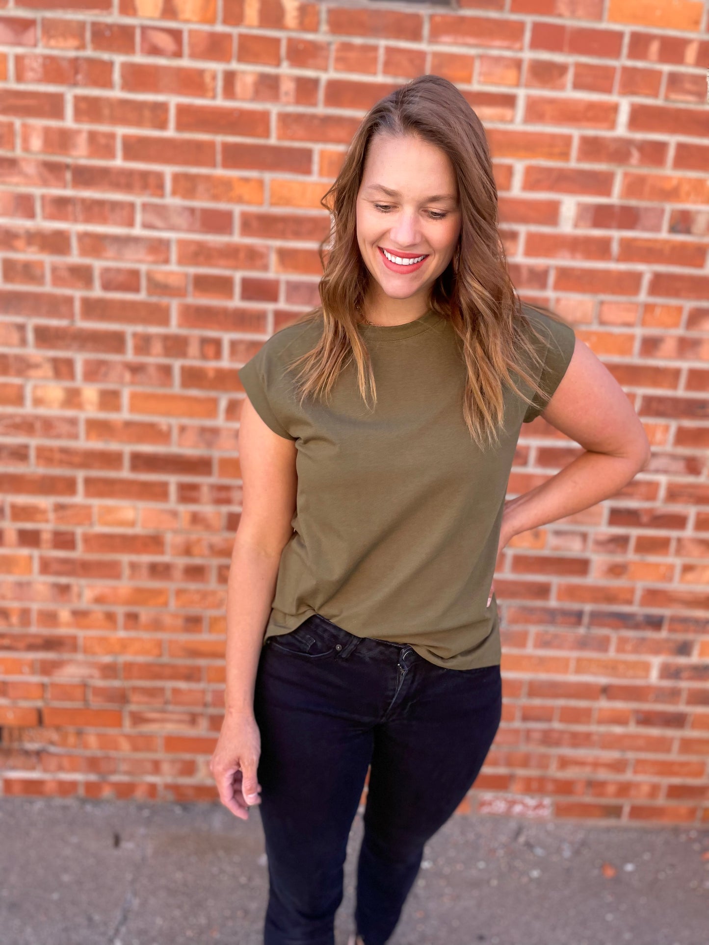 Brenda Top - Olive