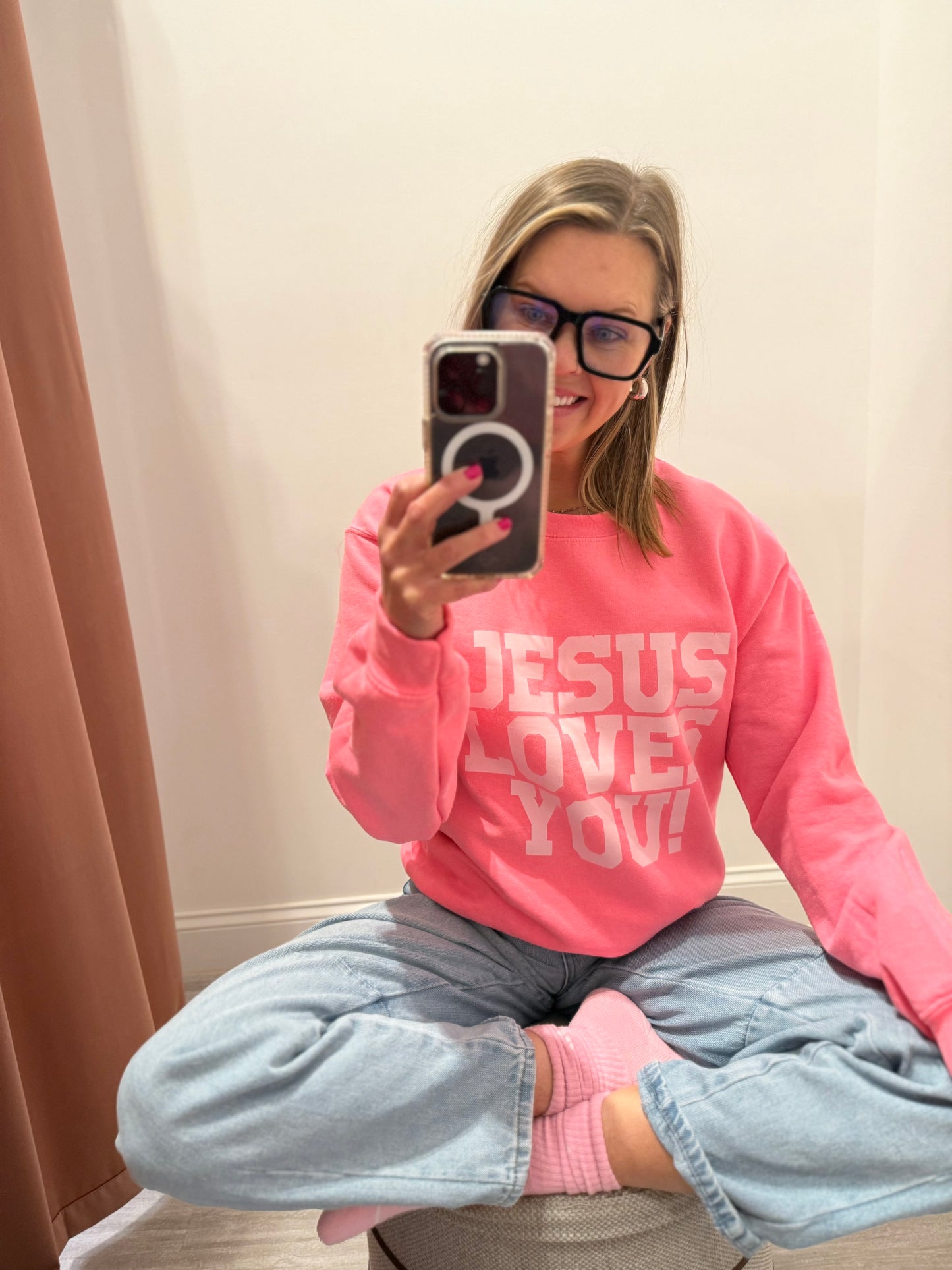 Jesus Loves You Crewneck