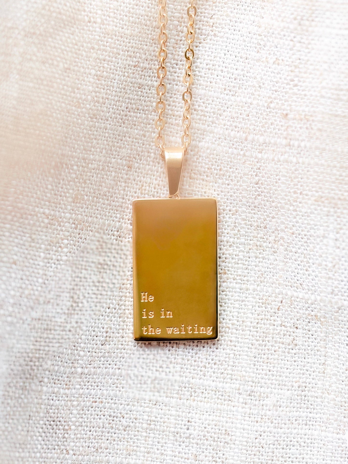 He is in the waiting - 18k Gold