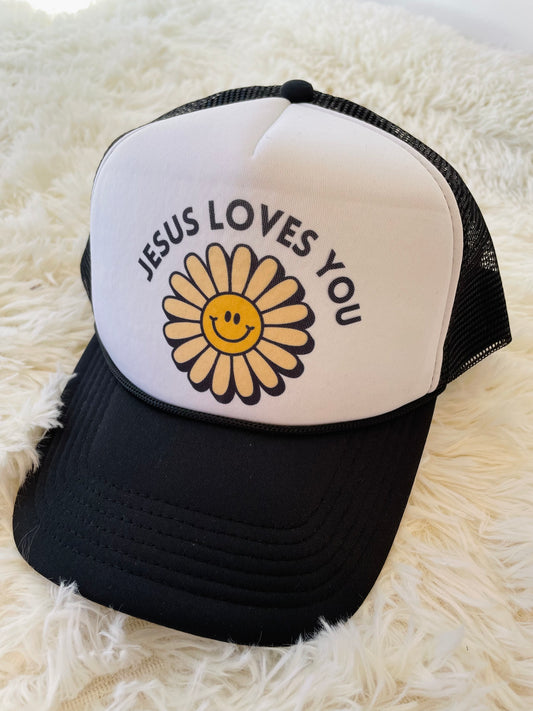 Jesus Loves You Daisy - Sublimated