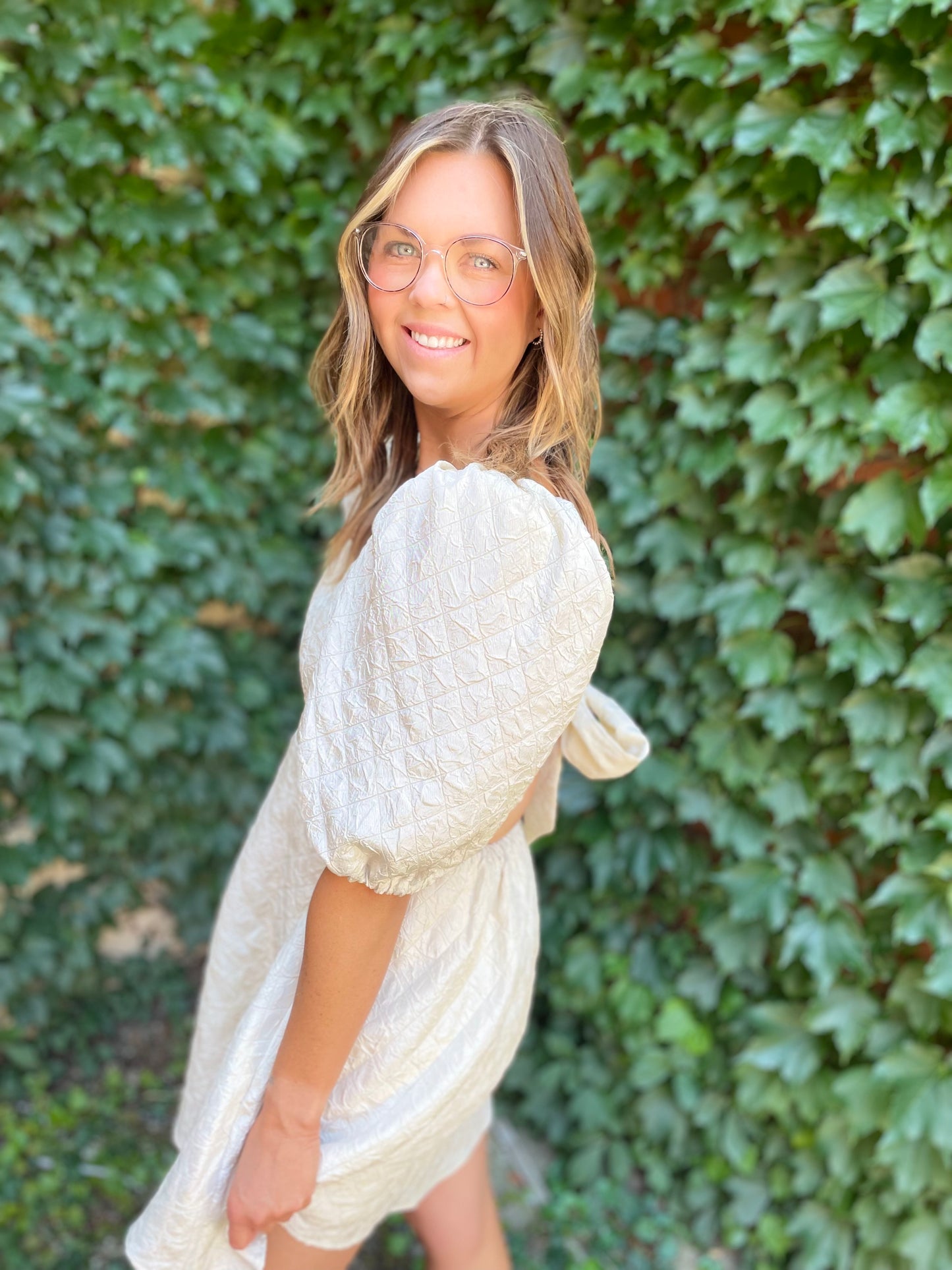 Creme Puff Dress