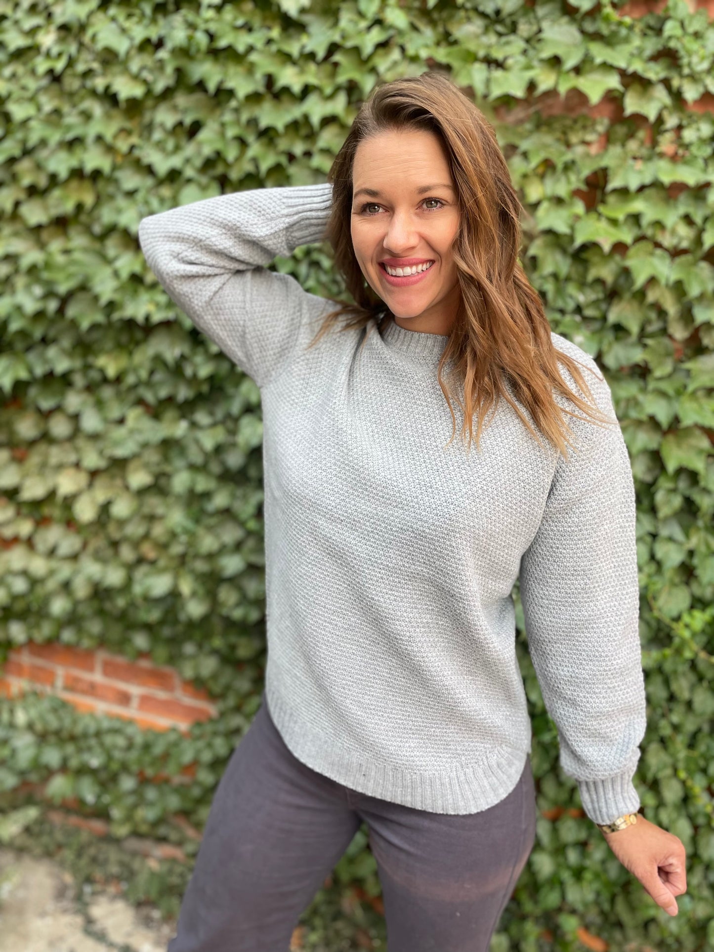 Grey Comfort Sweater