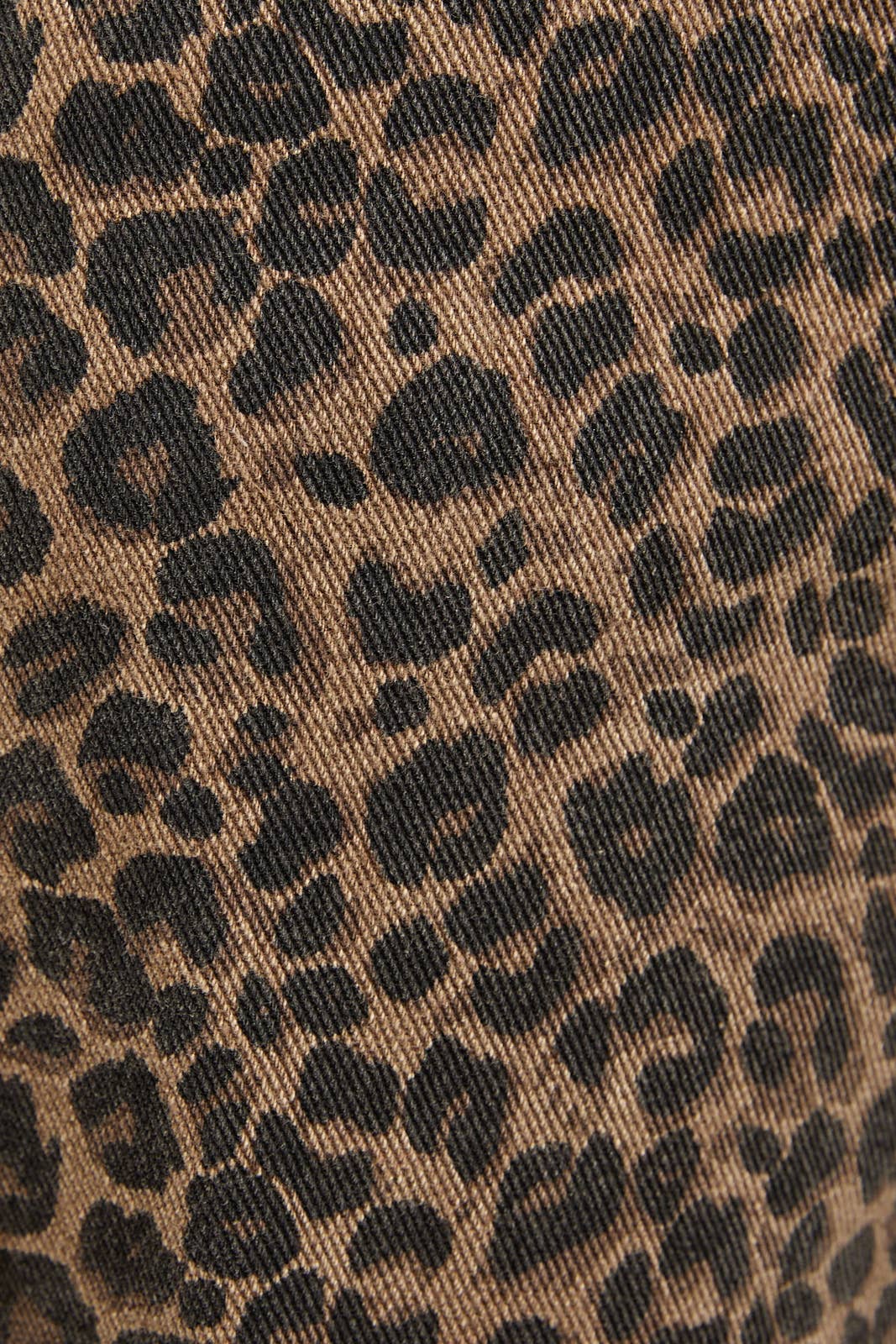 Mid Rise Leopard Print Boyfriend Jeans