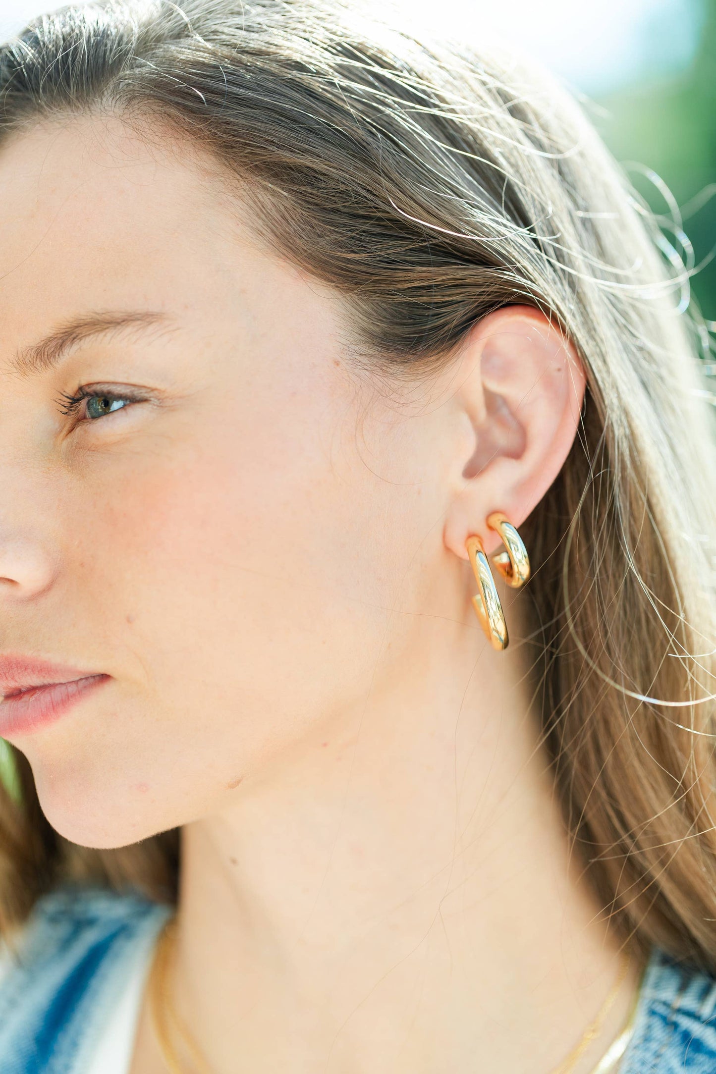 The Perfect Hoop Earrings: Silver