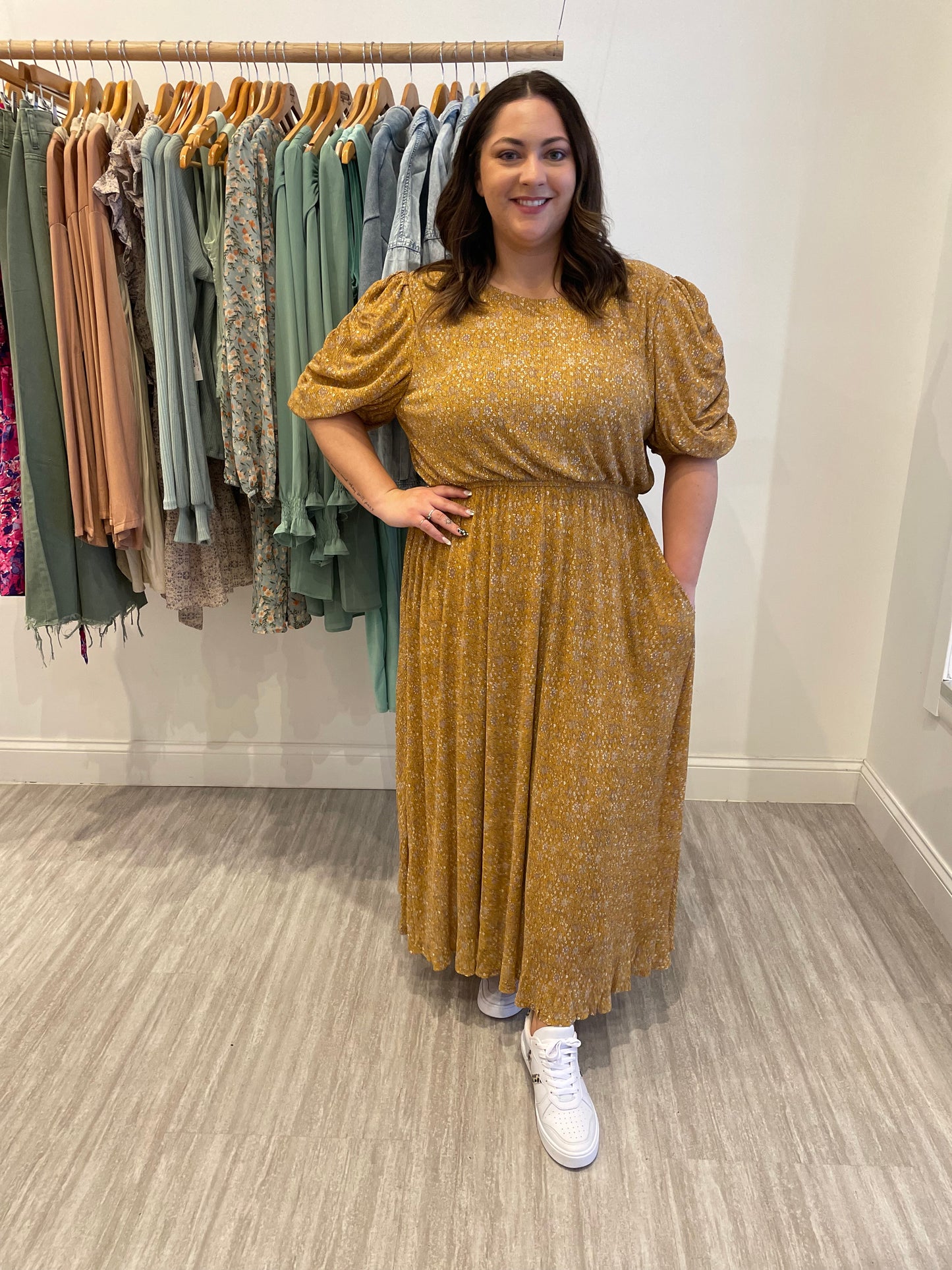 Mustard Dress