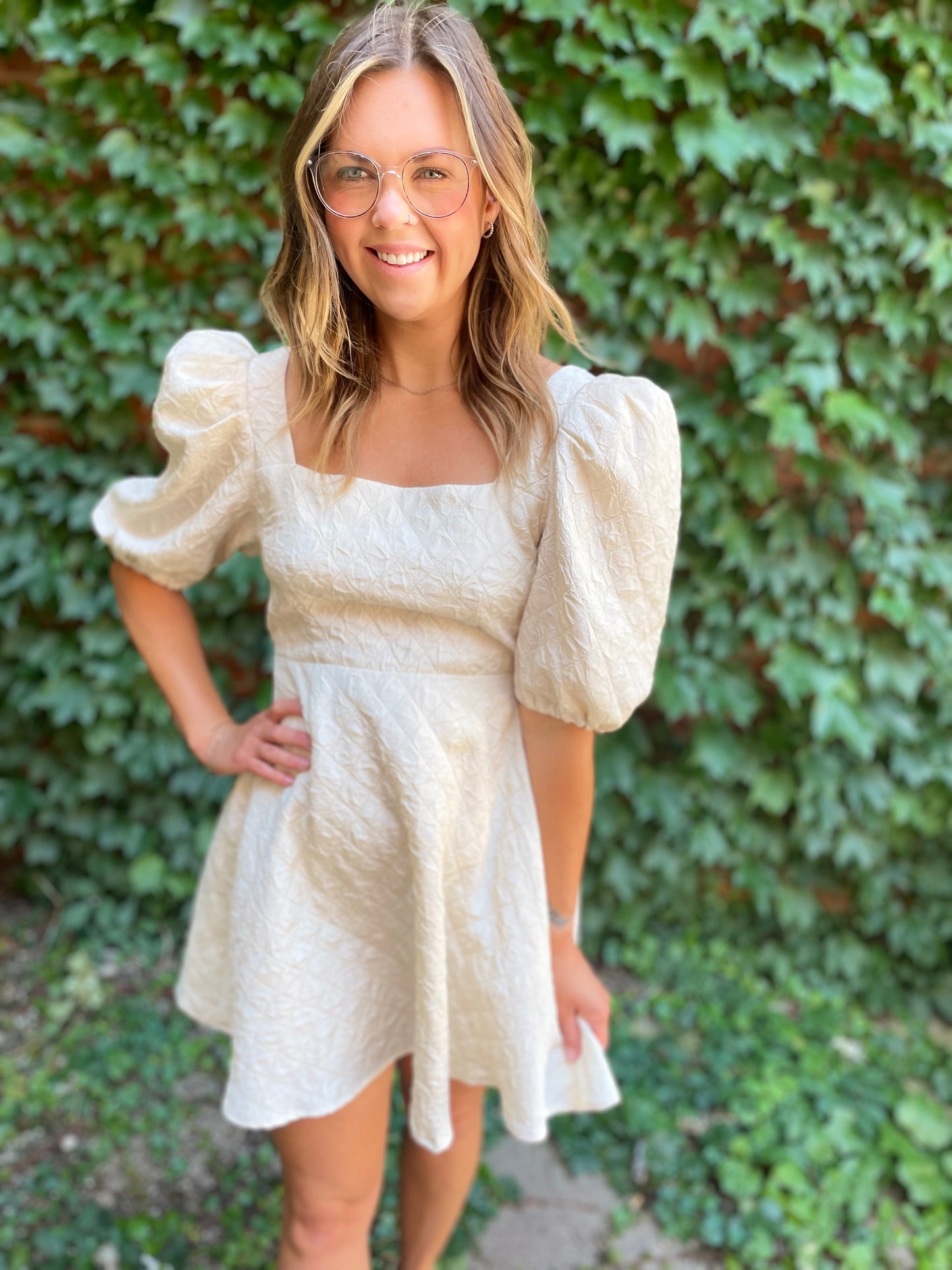 Creme Puff Dress