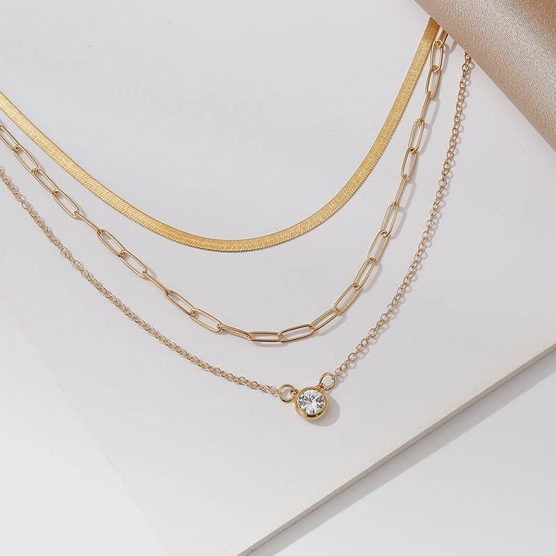 18K Tarnish Free Elegance Necklace