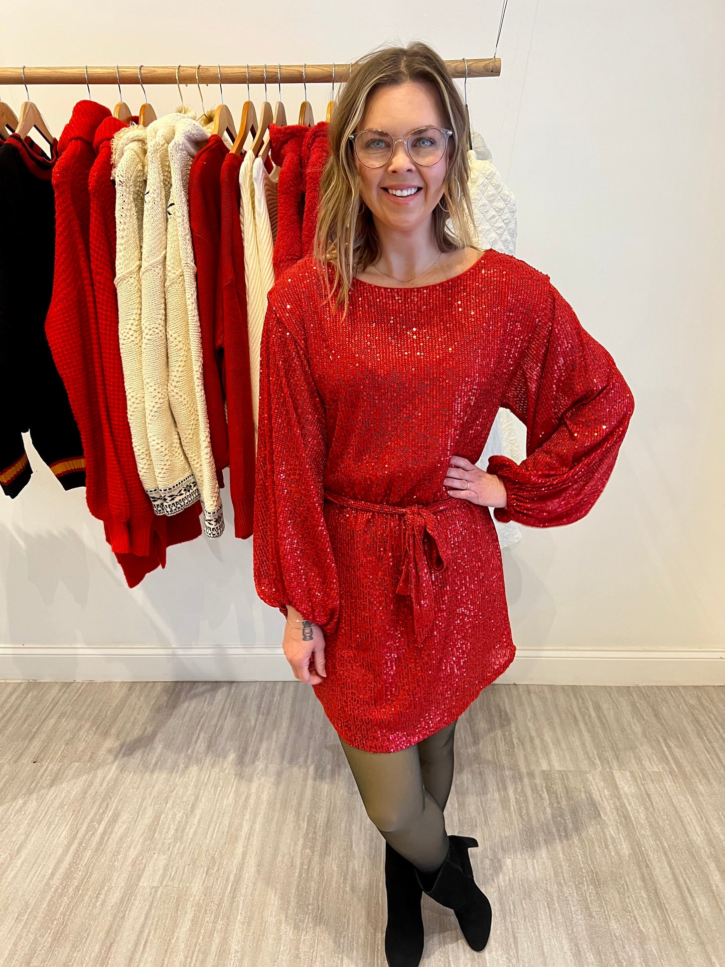 New You Red Dress