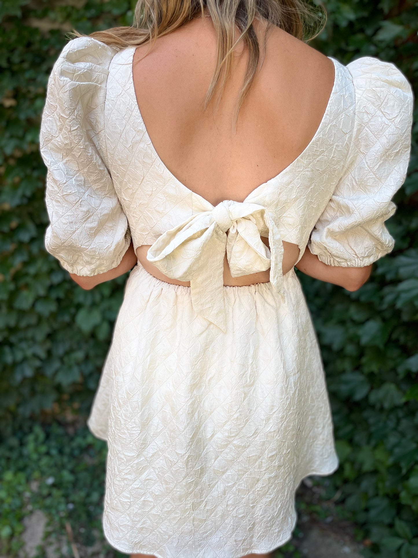 Creme Puff Dress
