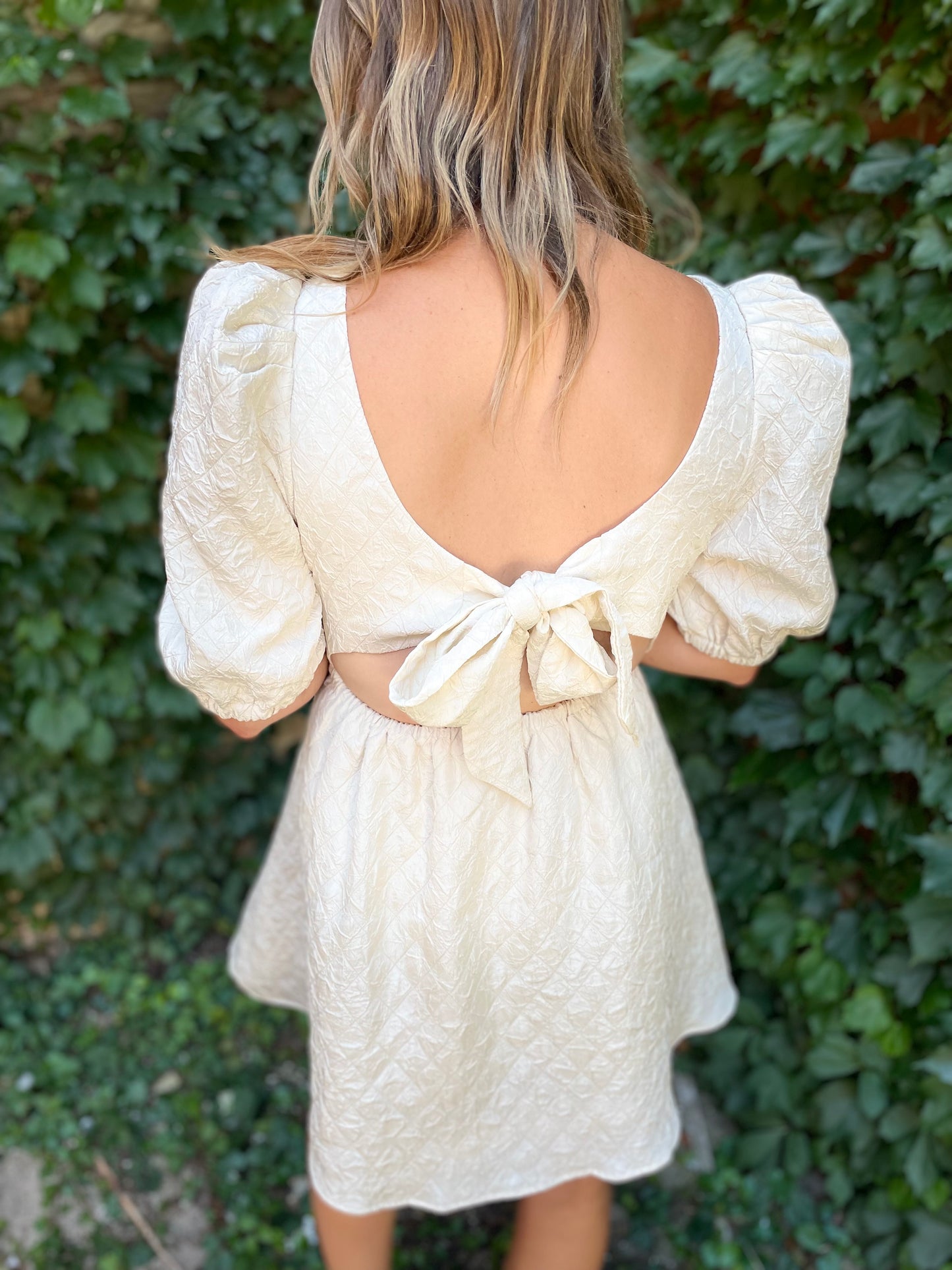 Creme Puff Dress