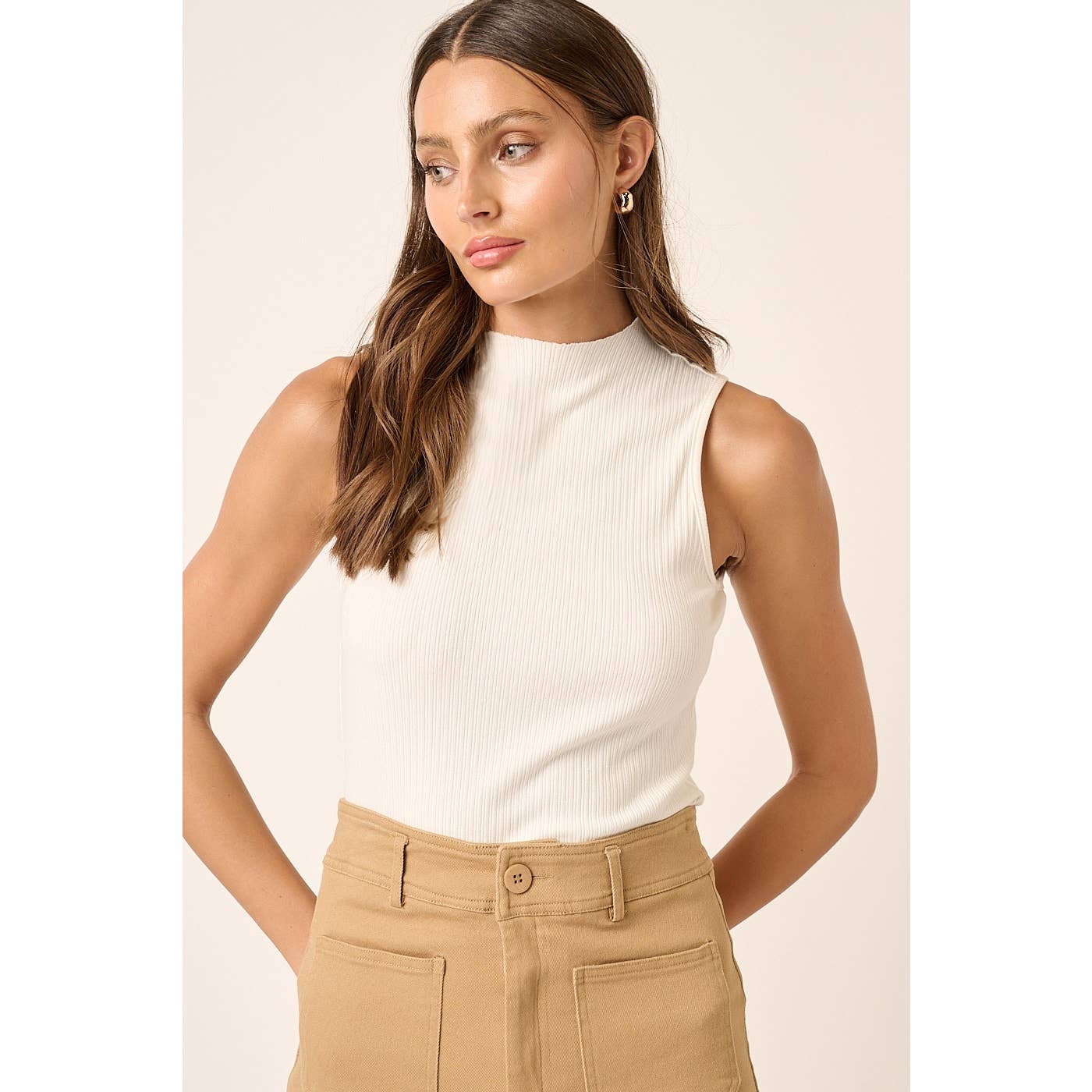 The Edge Ribbed Sleeveless Top