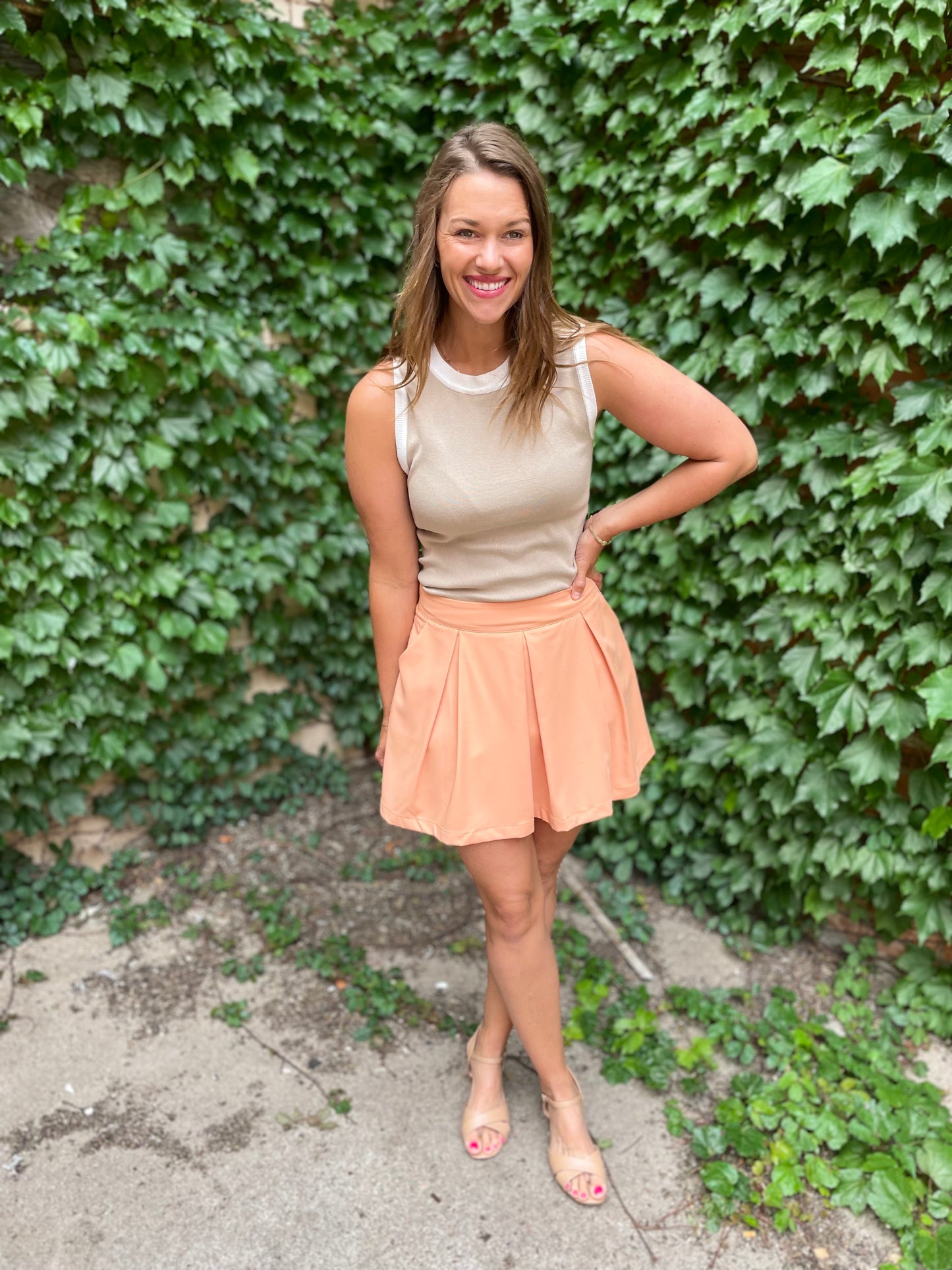 Pleated Skort/Short