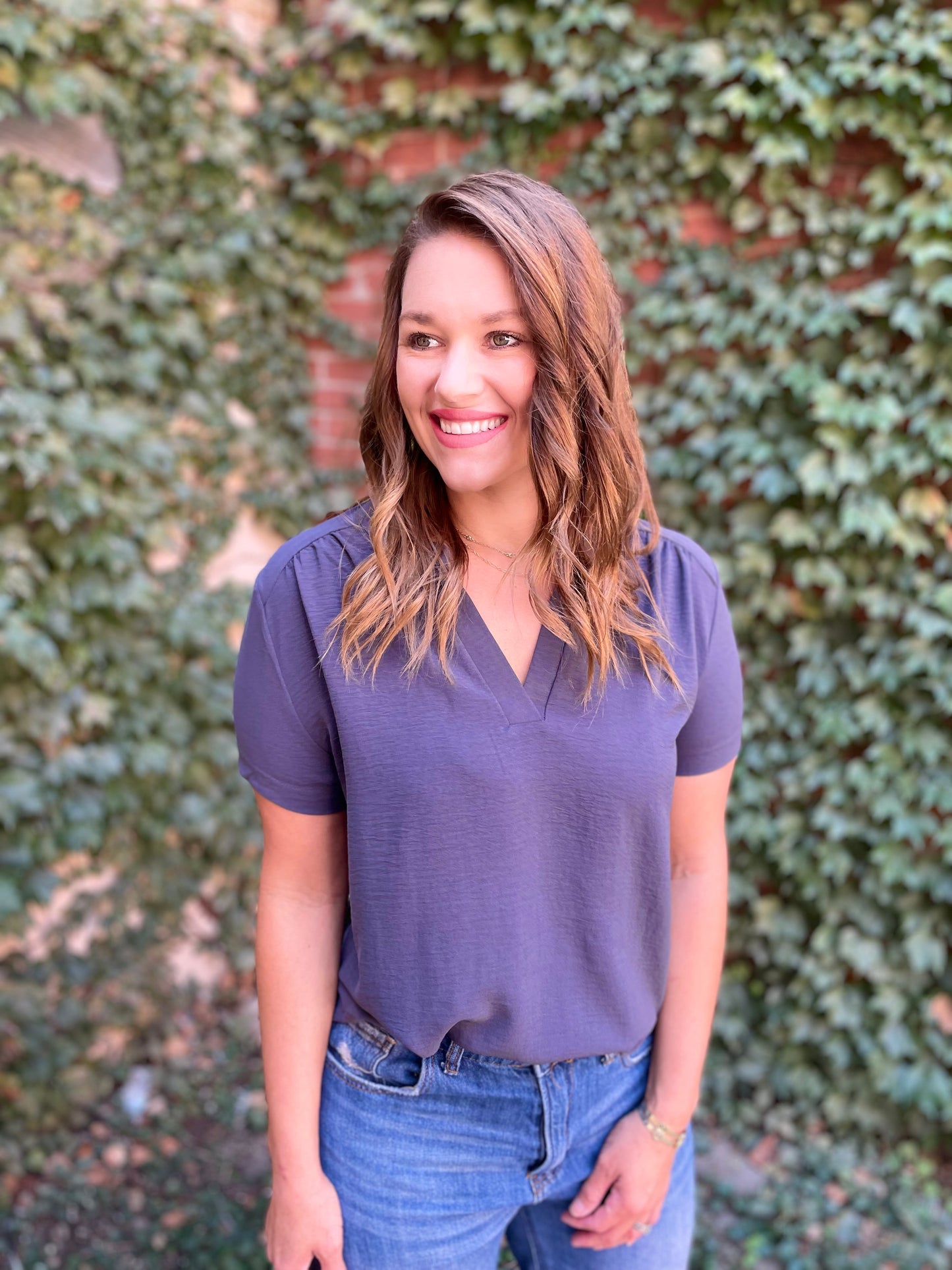Airflow V Neck Blouse