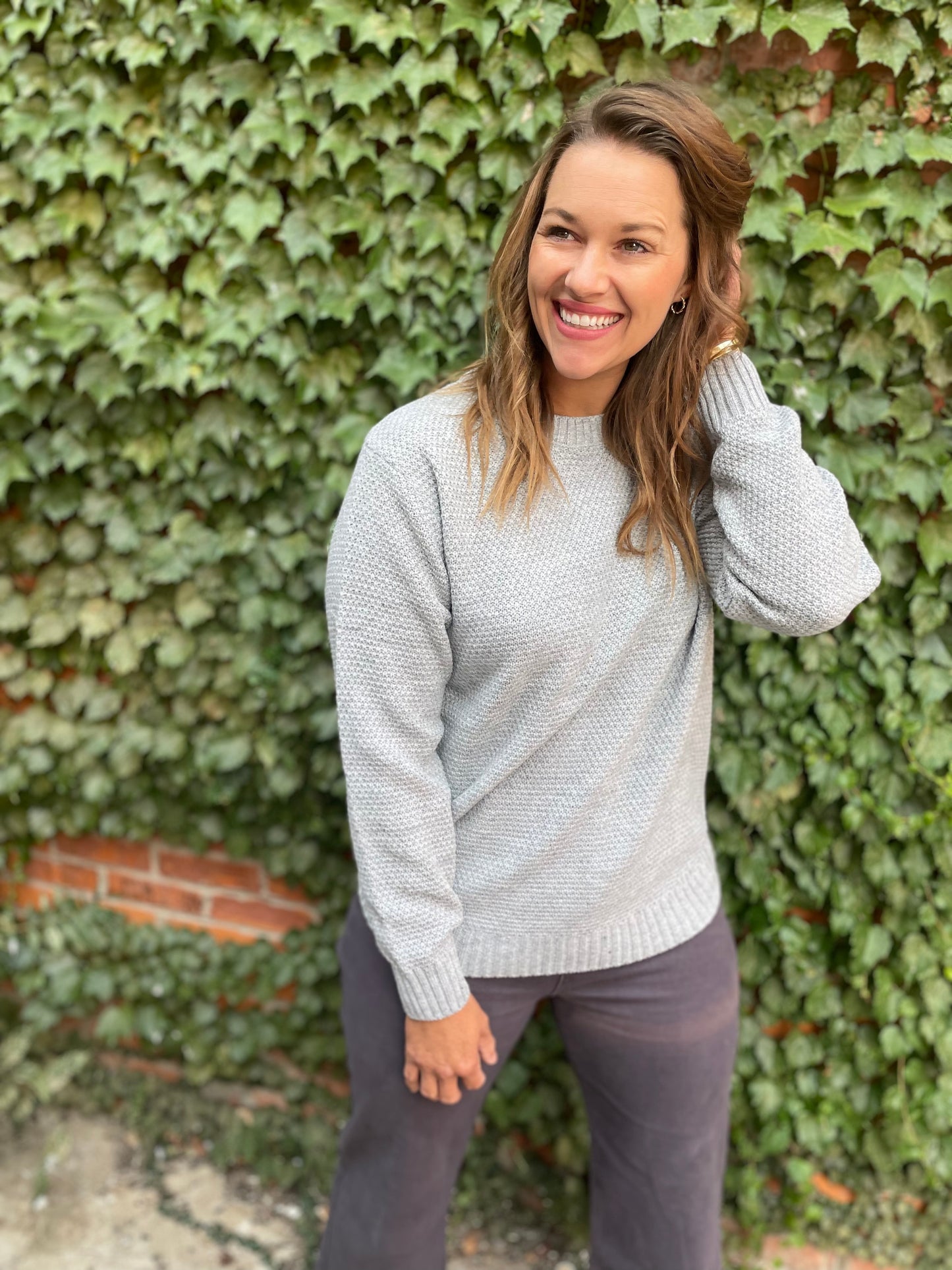 Grey Comfort Sweater