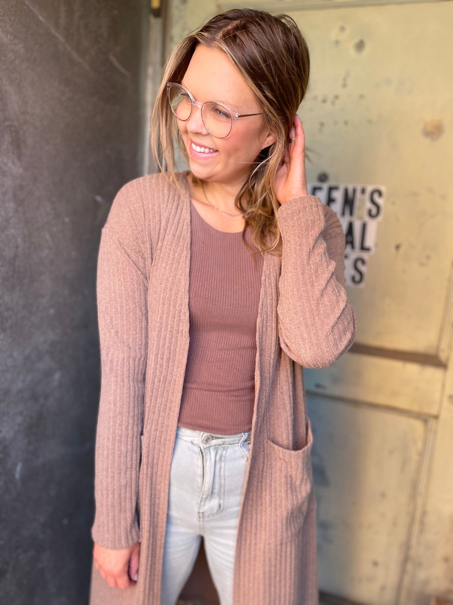 Tan Cardigan