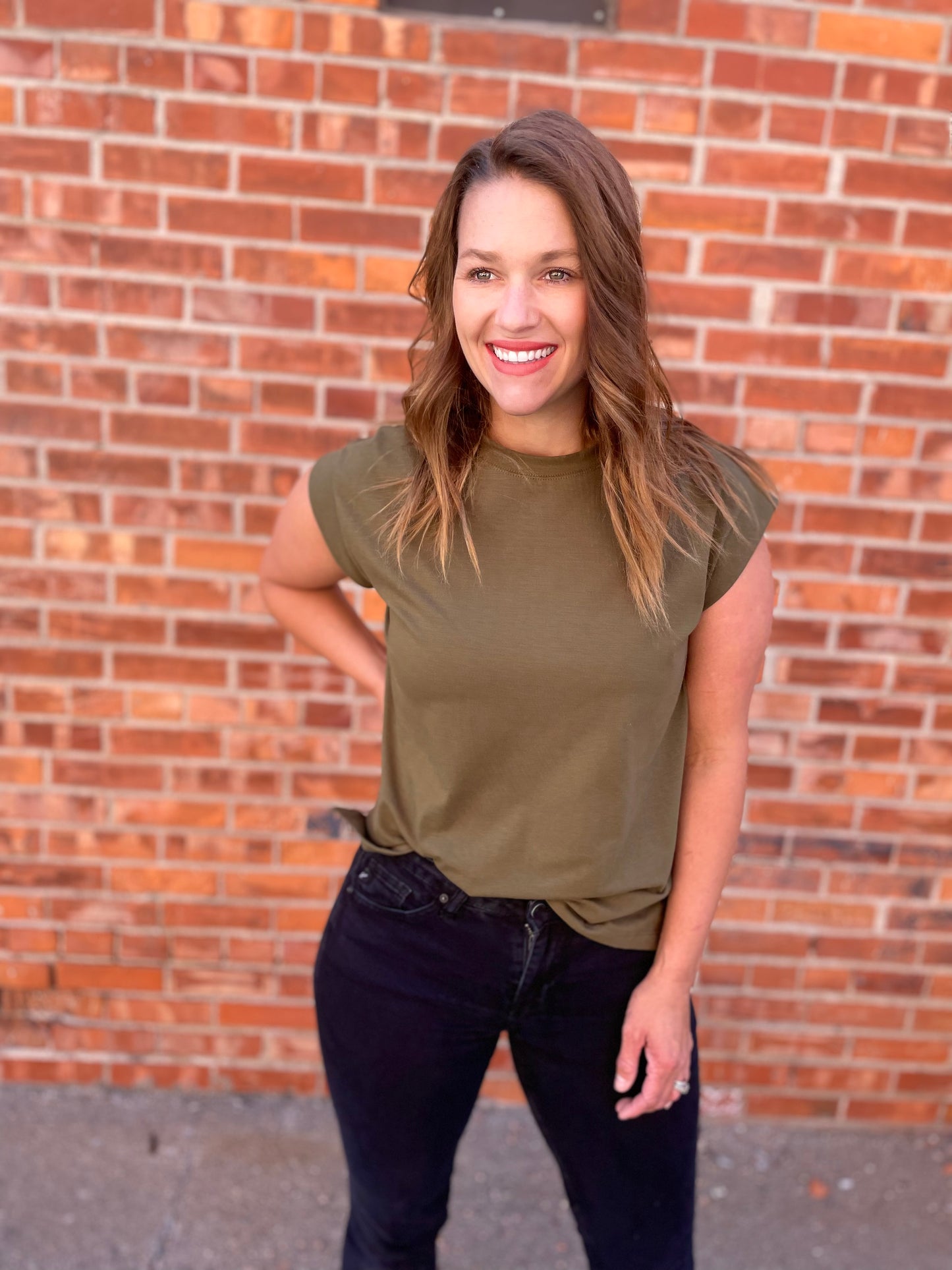 Brenda Top - Olive
