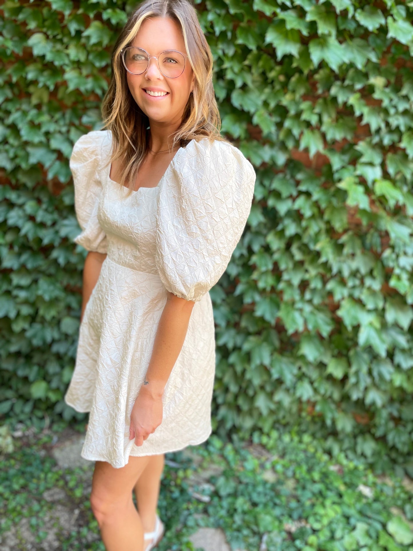 Creme Puff Dress