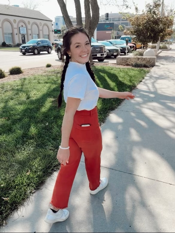 Annie Pant - Mineral Red