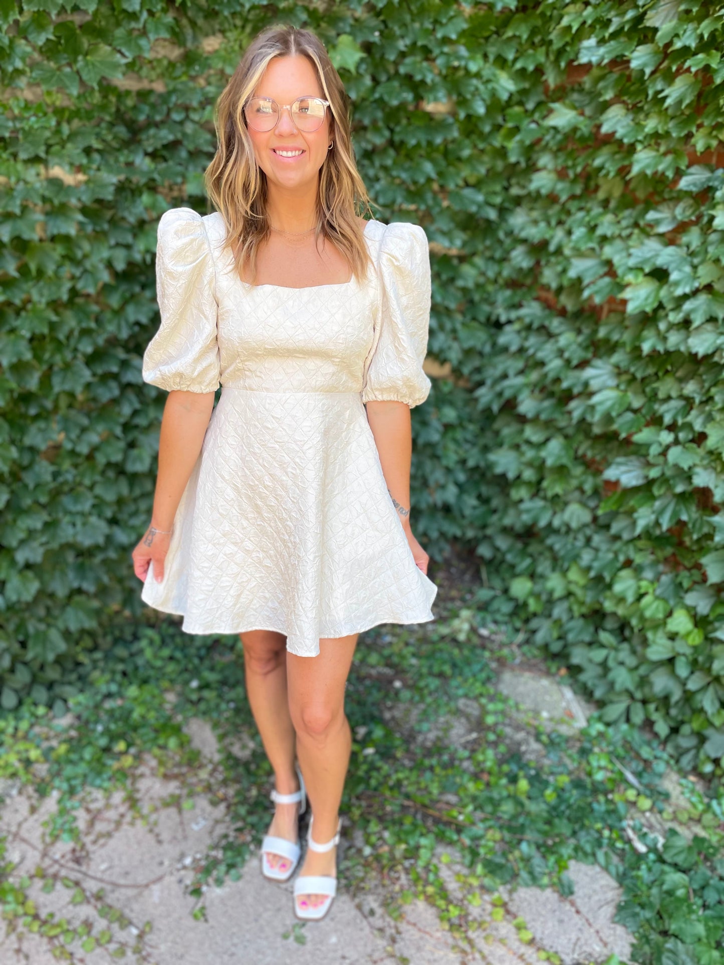 Creme Puff Dress