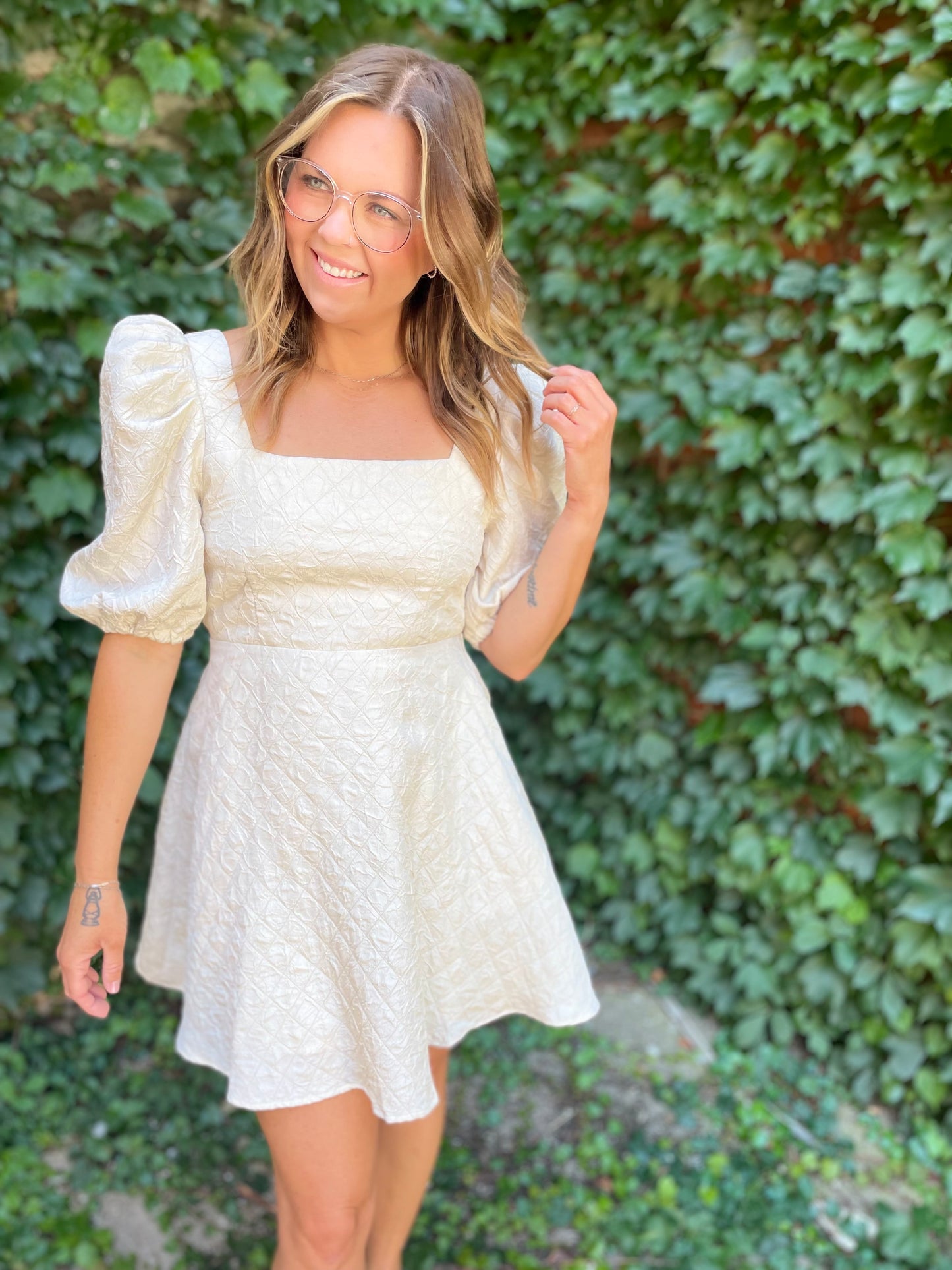 Creme Puff Dress