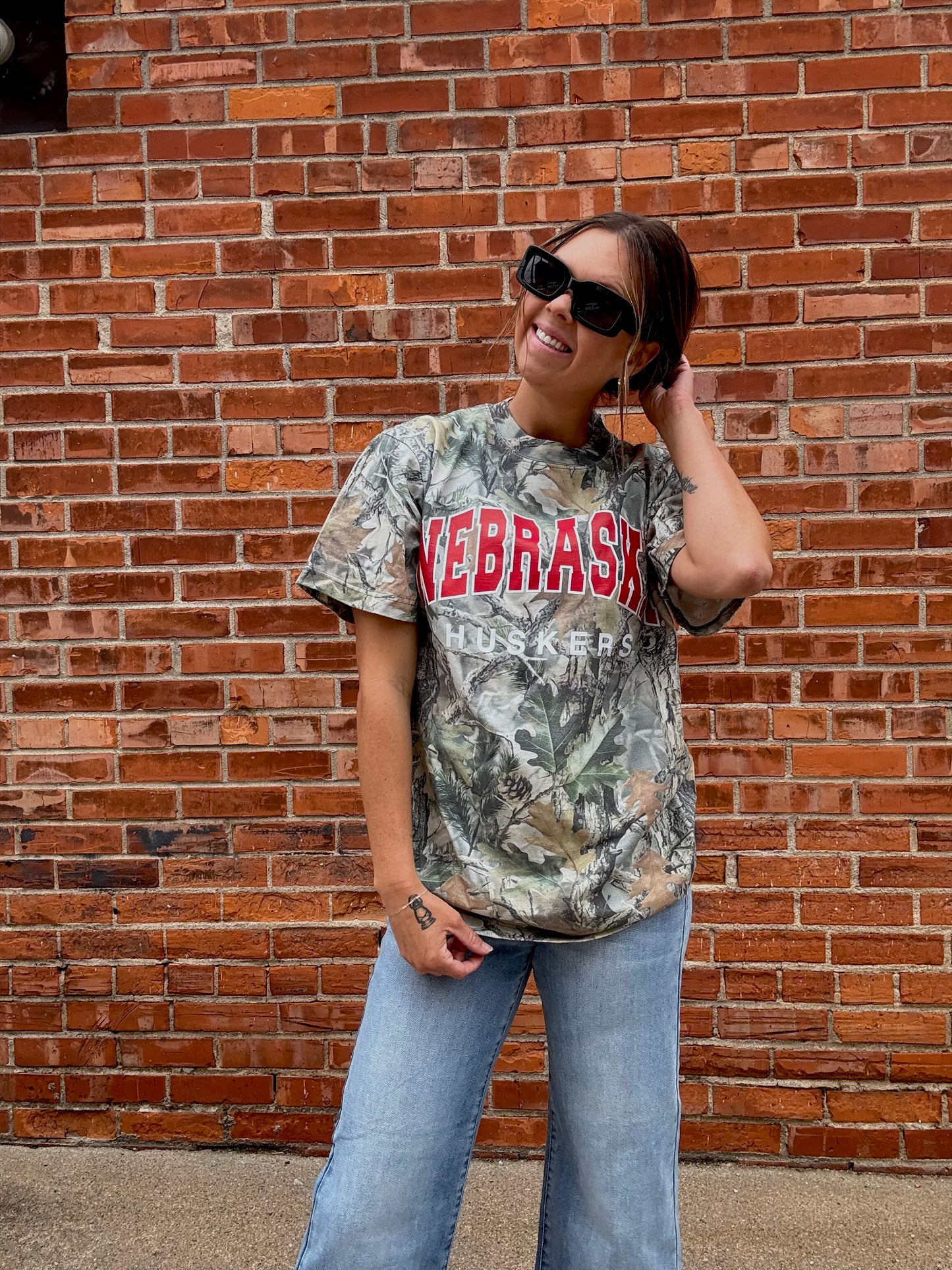 Nebraska Huskers Camo T-Shirt