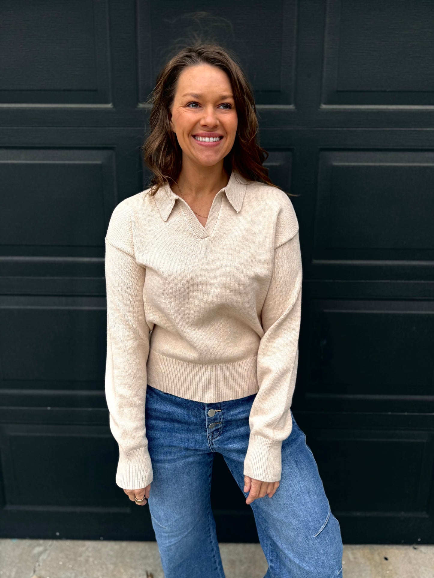 Lotus Sweater - Sandstone