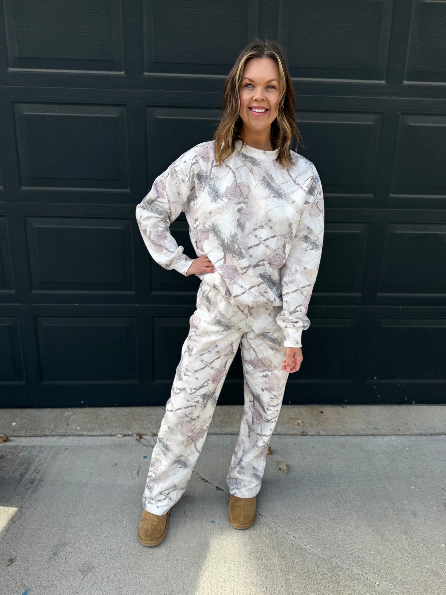 Fleece Camo Comfort Sweatshirt