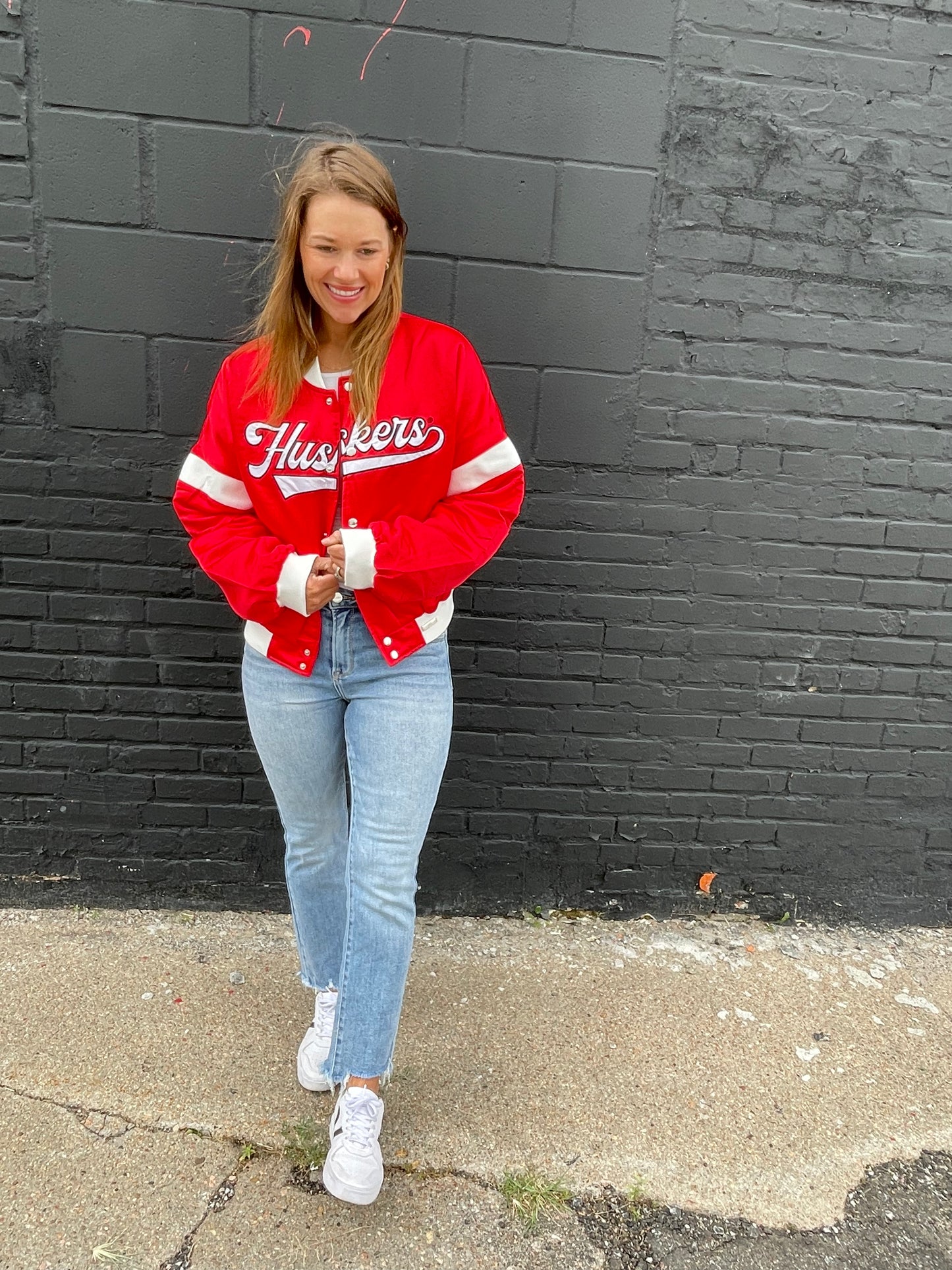 Satin Varsity Jacket