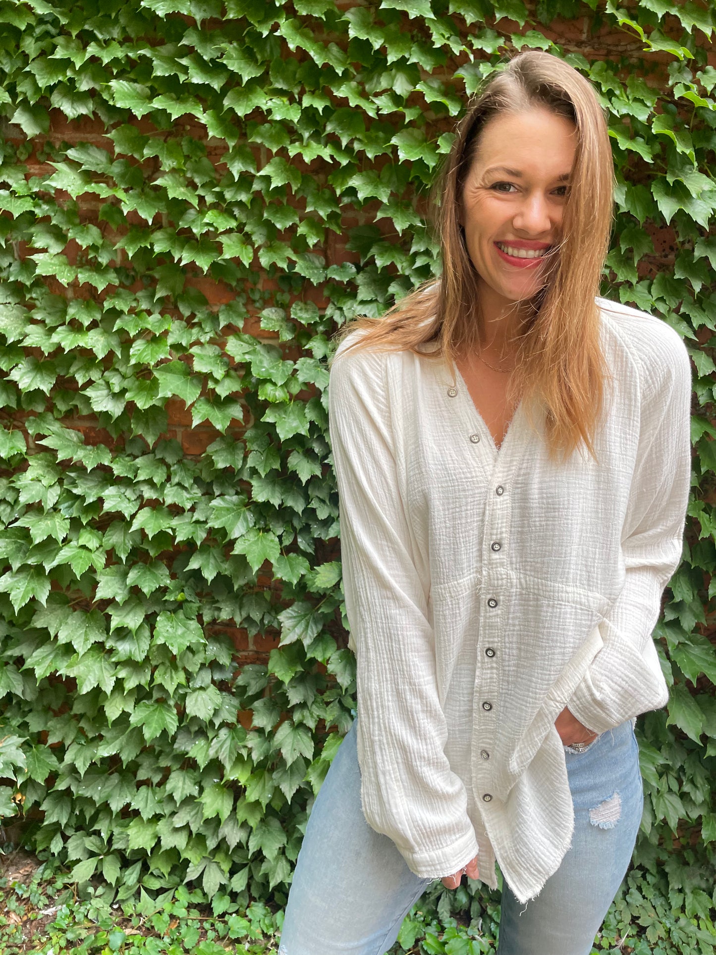 We The Free Summer Daydream Buttondown
