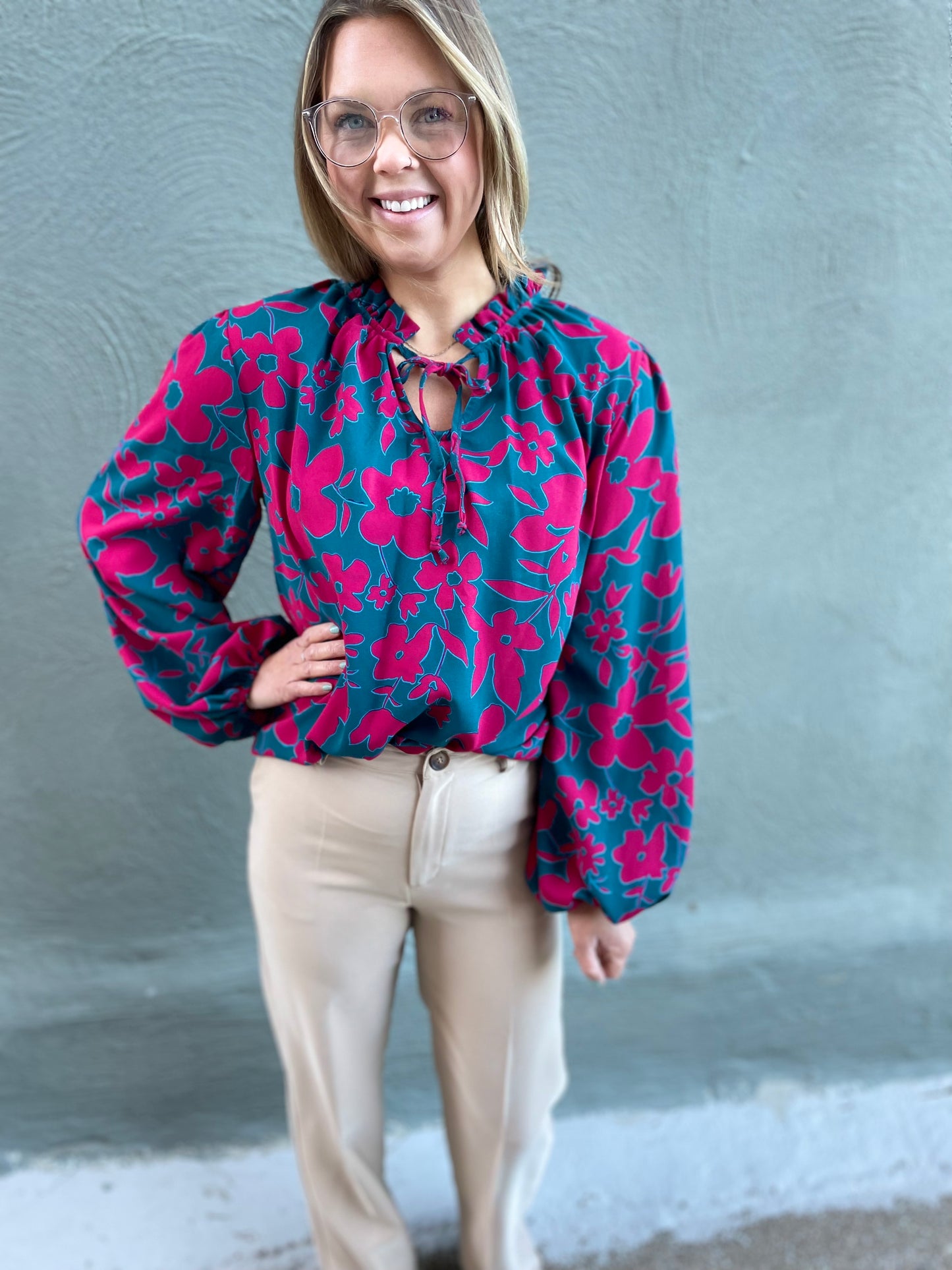 Paisley Printed Top