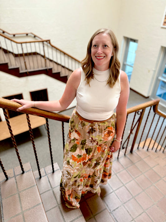 Autumn Meadow Tiered Skirt