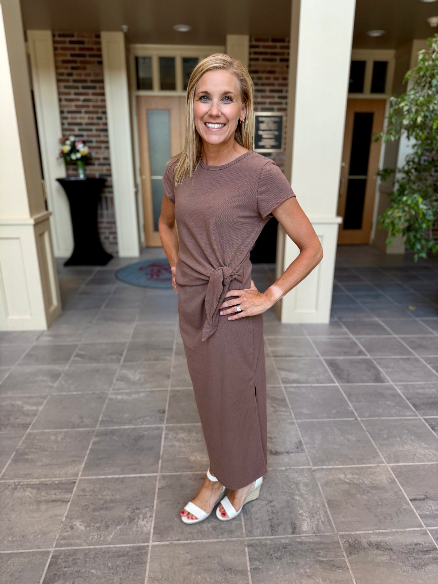 Everyday Grace Waist Tie Maxi Dress