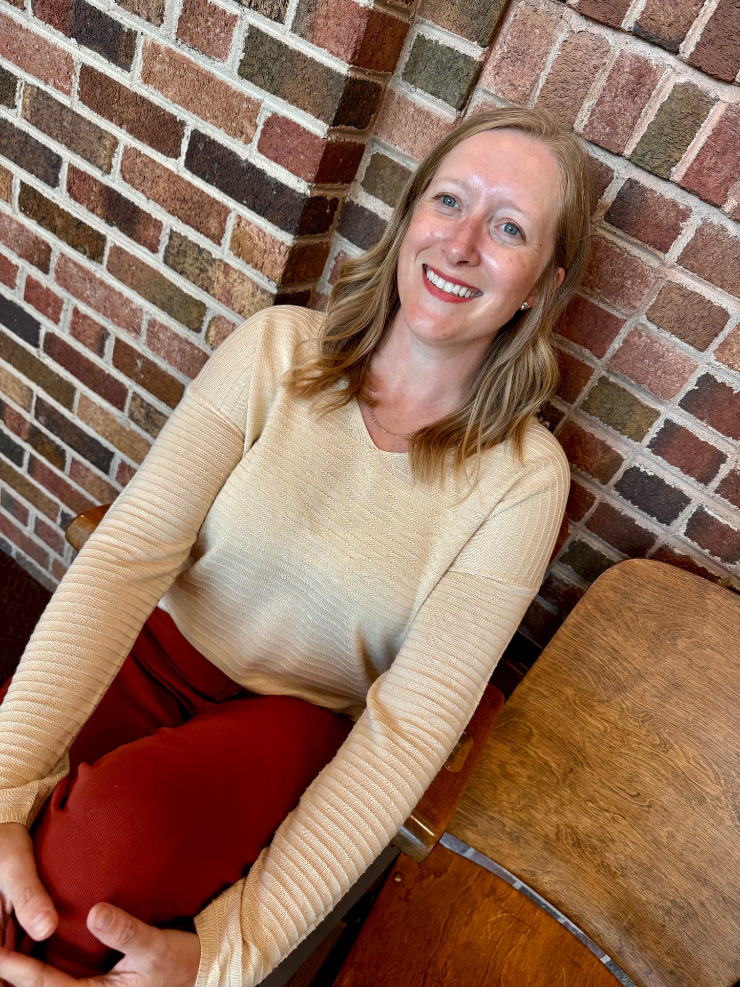 Oatline Pintuck Pullover